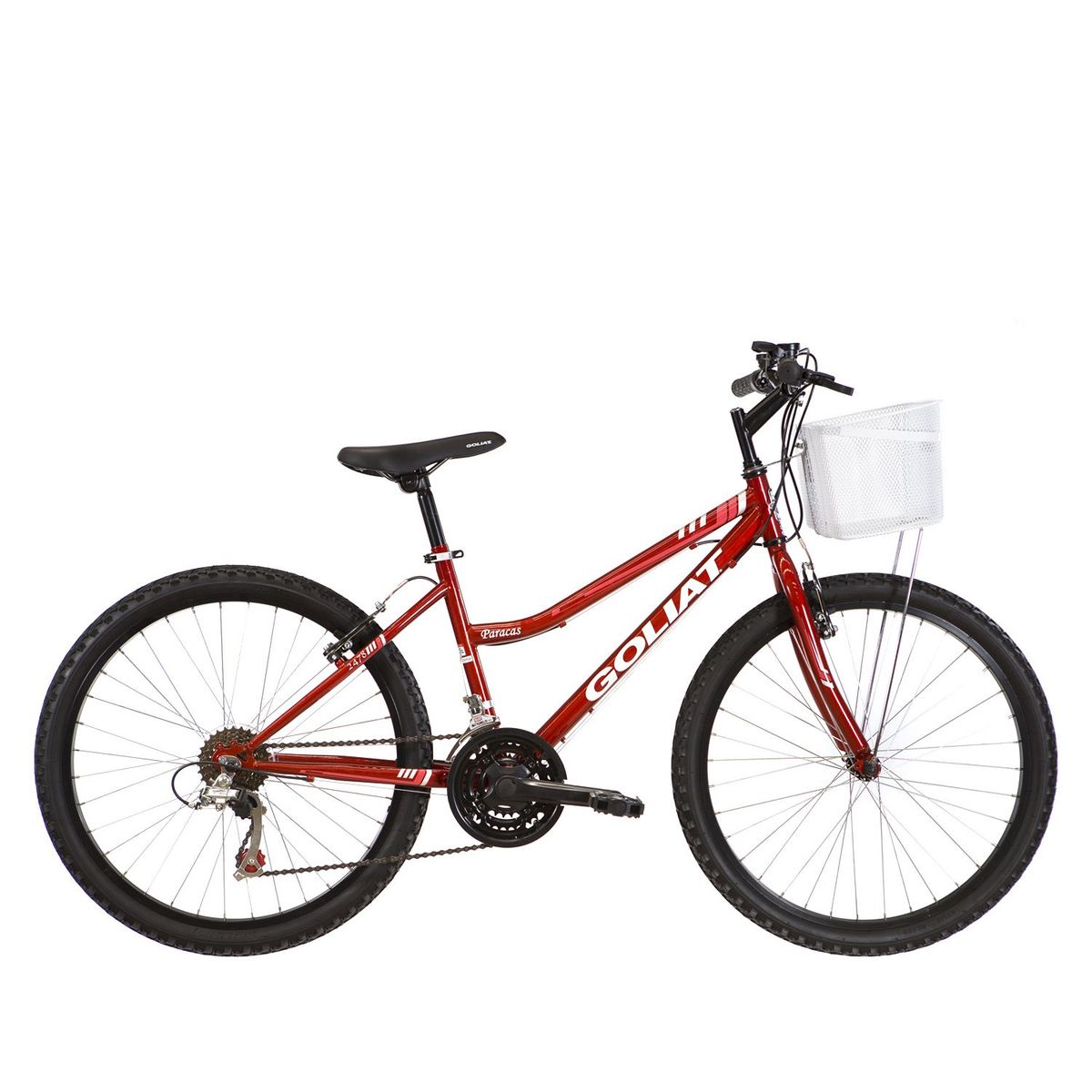 GOLIAT - Bicicleta Aro 24 Paracas 18V Rojo