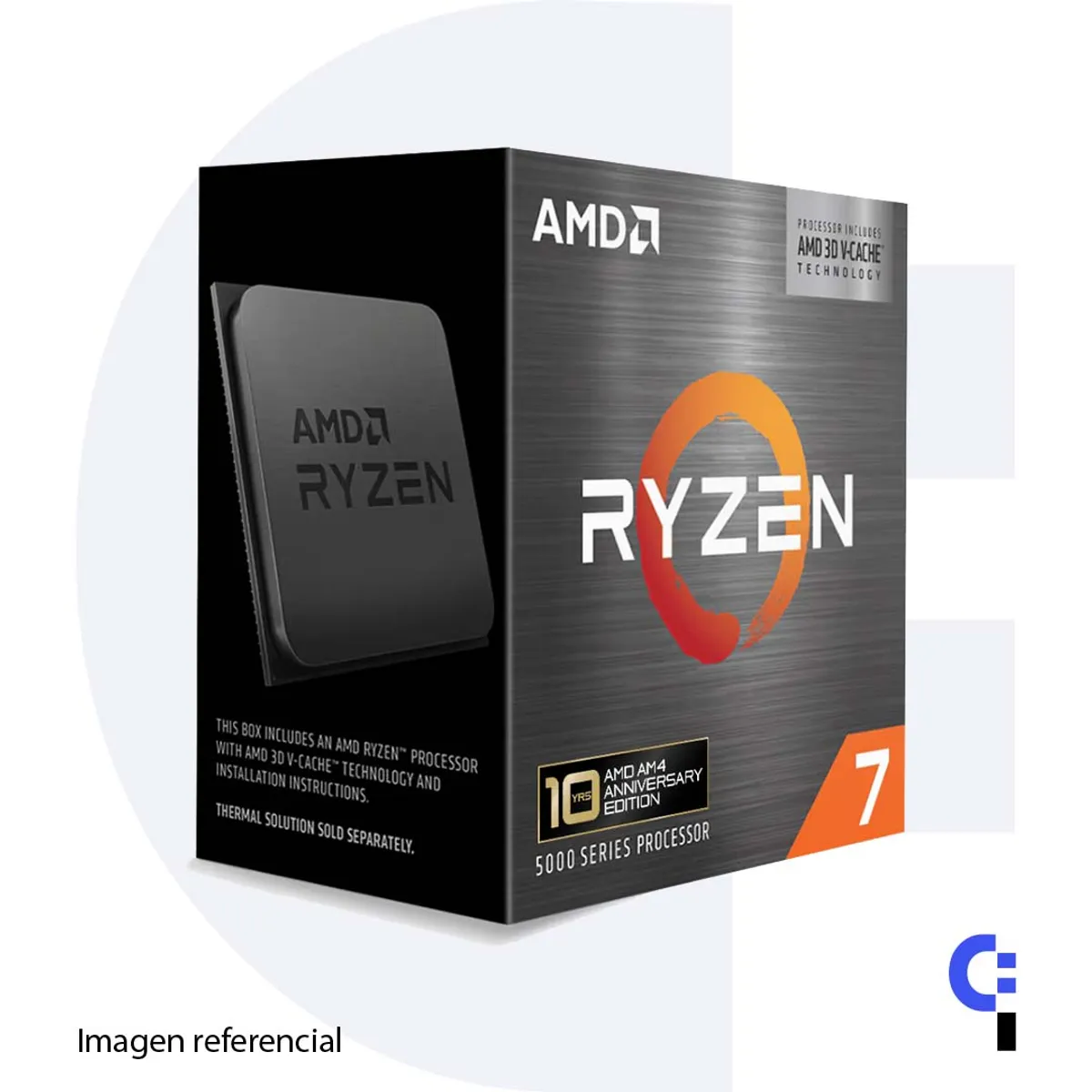 AMD - PROCESADOR AMD RYZEN 7 5800X3D 3.4GHZ 96MB AM4
