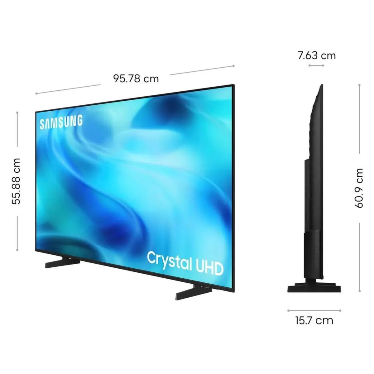 SAMSUNG - Televisor Samsung 43" Smart Crystal UHD 4K UN43U8000HG 2026