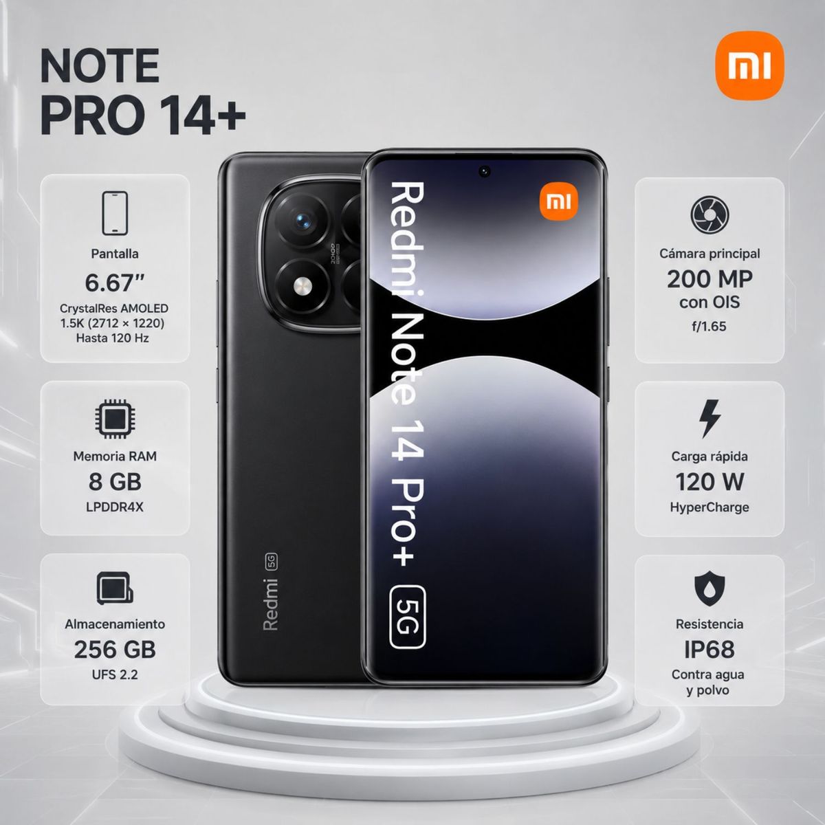 XIAOMI - Note 14 Pro Plus 5G 8GB / 256GB