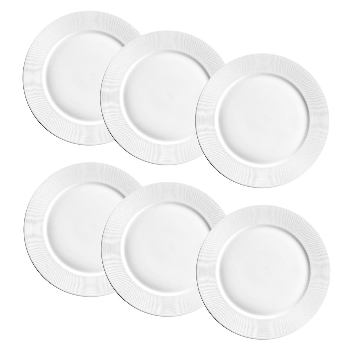 FERRAND - Set x12 Platos de Fondo Porcelana 27 cm Wish