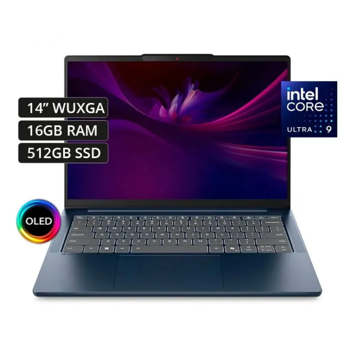 LENOVO - Laptop Lenovo Ideapad Slim 5 14IMH10 14" OLED, Intel Core Ultra 9, 16GB DDR5, 512 GB SSD, Free DOS