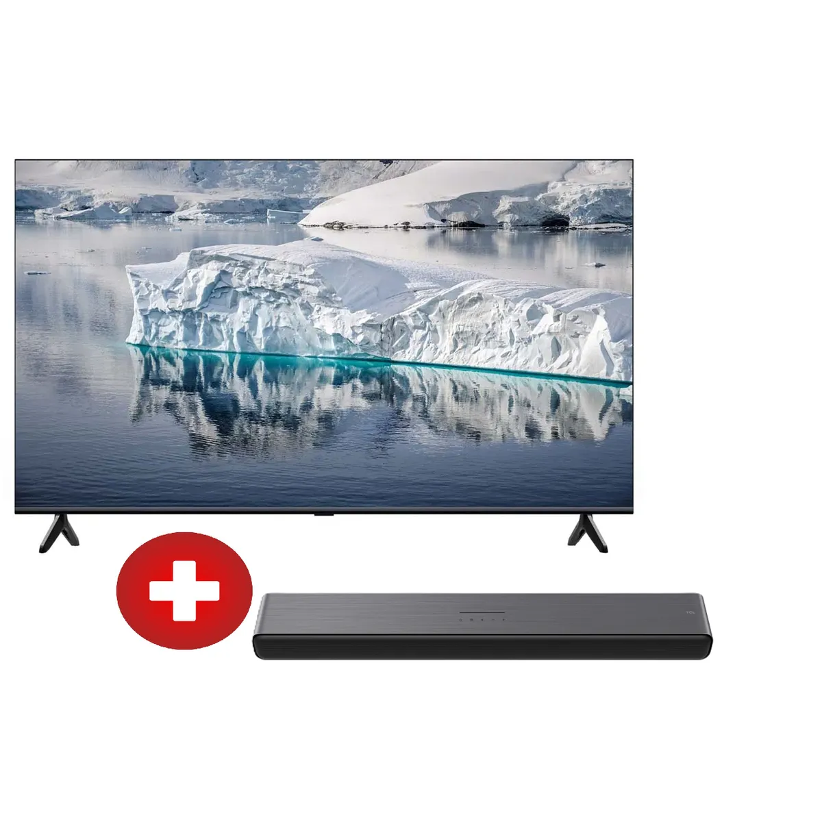 BLACKLINE - Televisor 65 Blackline QLED 4K T6210 Google tv + Barra de Sonido