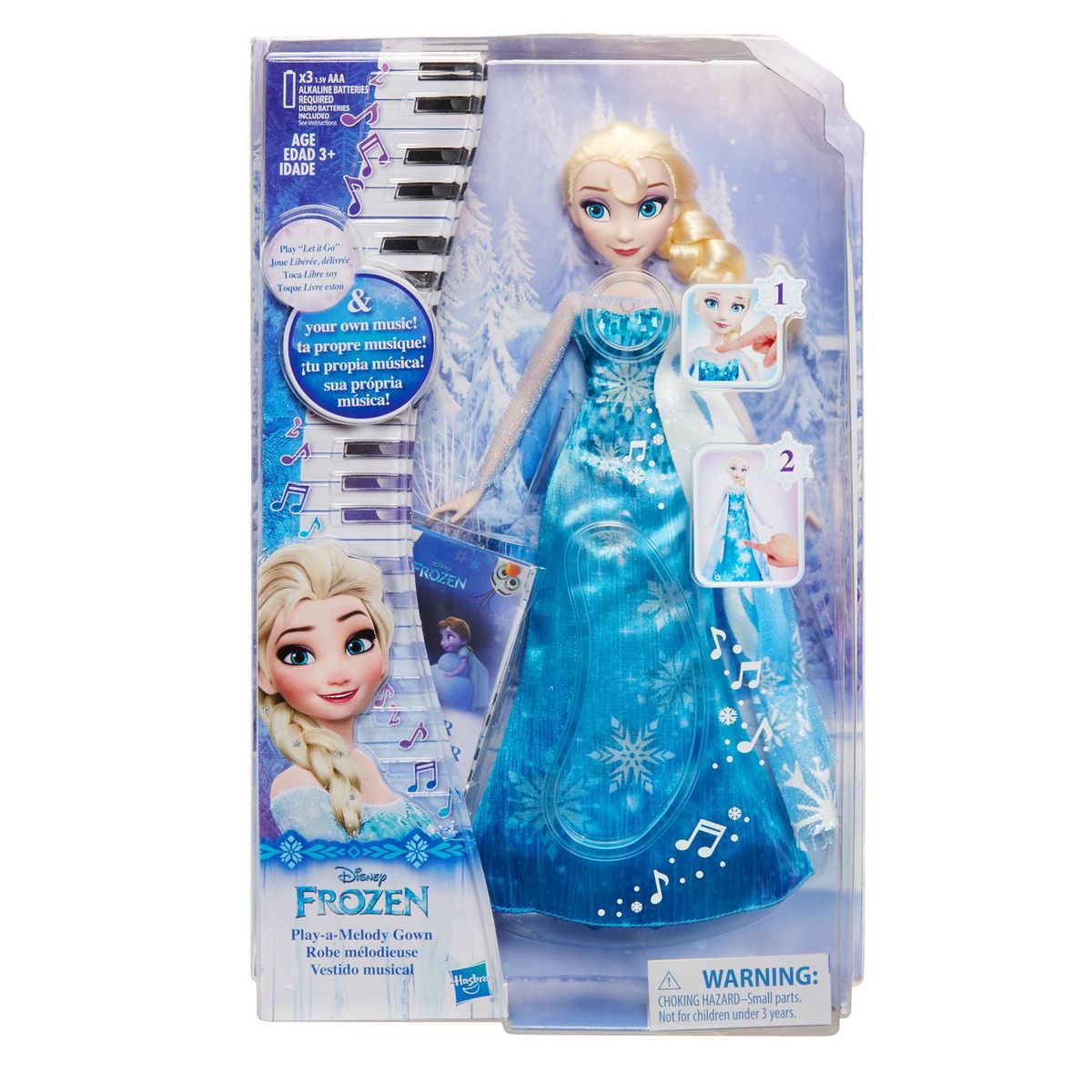 FROZEN - Muñeca Elsa Vestido Musical