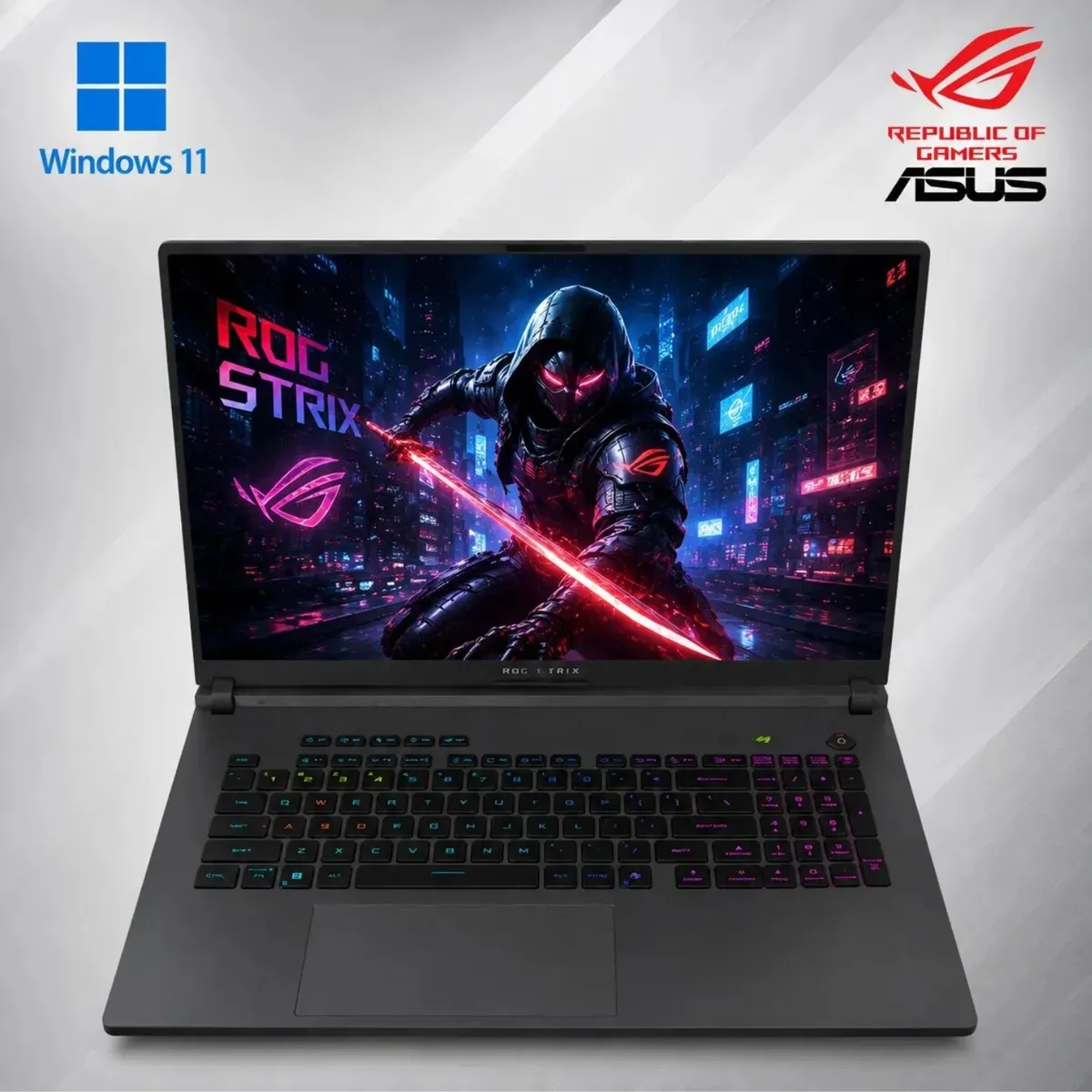 ASUS - Laptop Gamer ASUS ROG STRIX G18 18" WUXGA 144Hz  Core i9-14900HX RTX 5070 32GB RAM 1TB - G815JPR-IS96