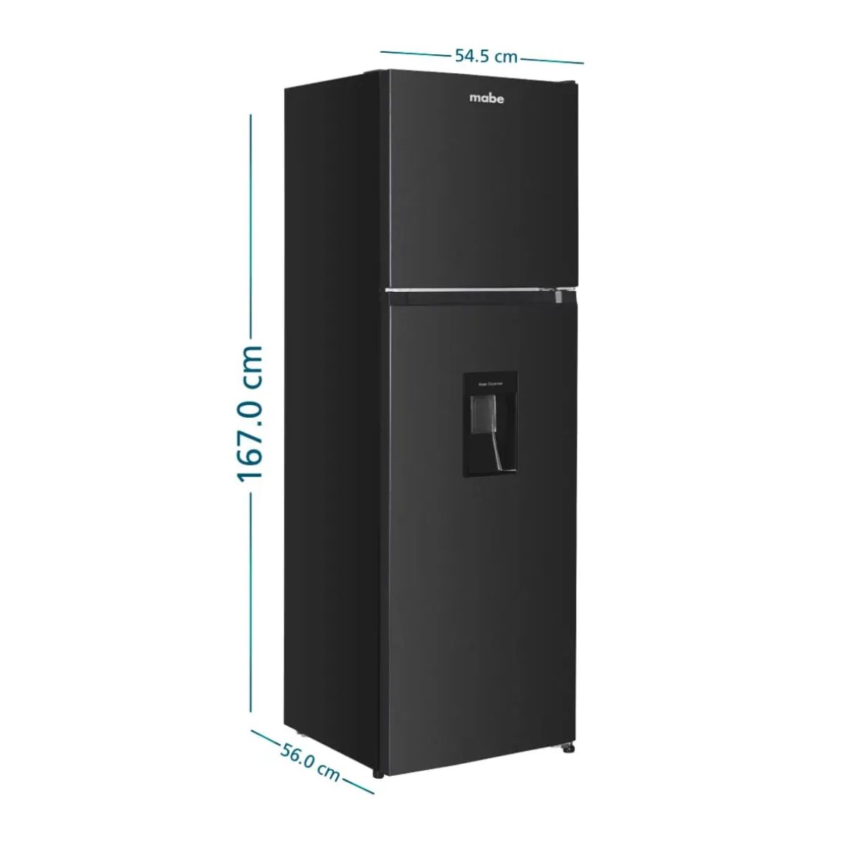 SAMSUNG - REFRIGERADORA MABE 243 L TOP FREEZER CON DISP DE AGUA GRAFITO - RMN245PAPRP0