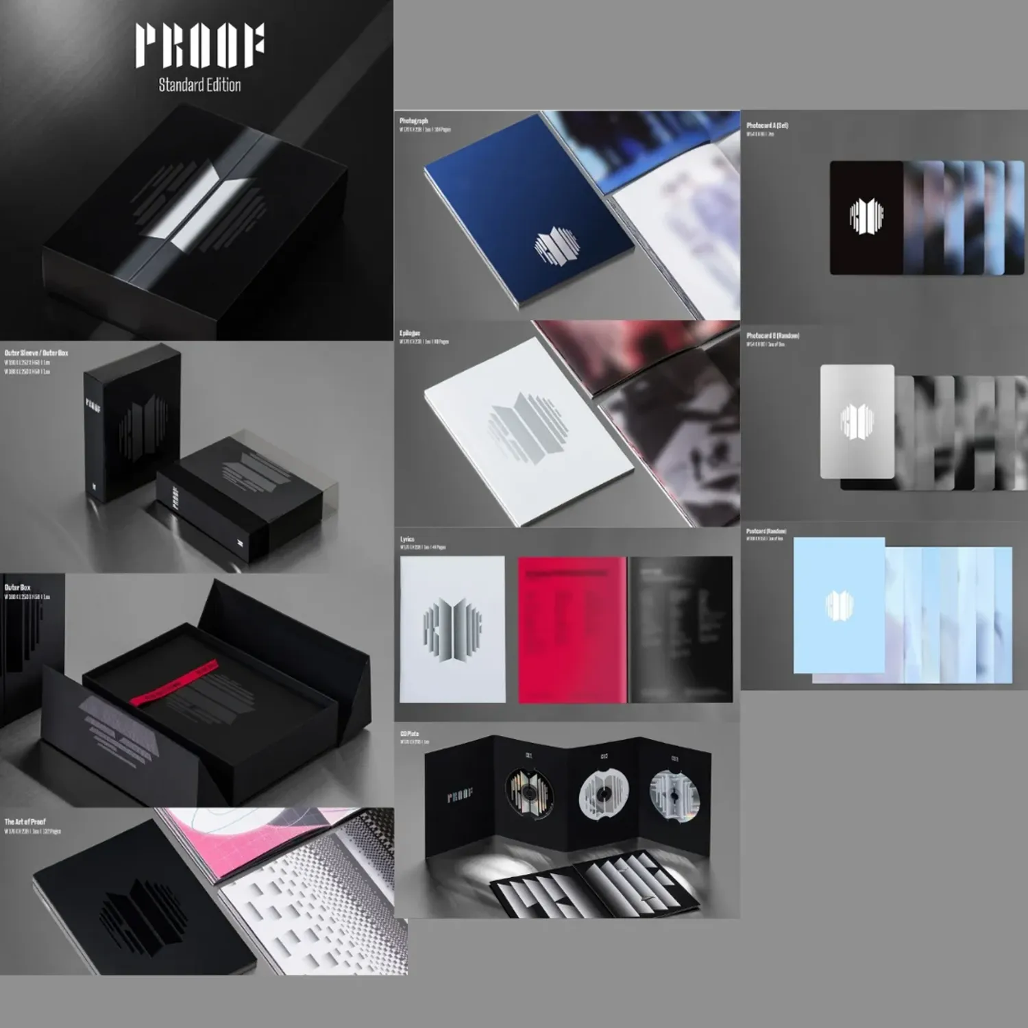 ÁLBUM K-POP BTS PROOF STANDARD EDITION GENERICO | Falabella Perú