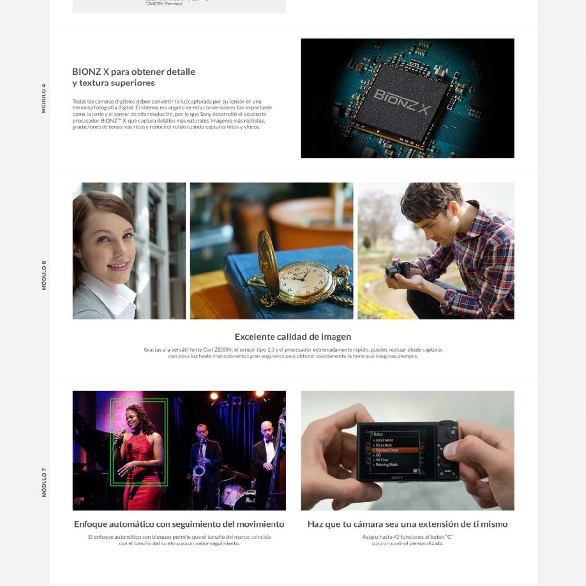 SONY - Cámara Digital DSC-RX100M3 20,1 MP 2,9x 