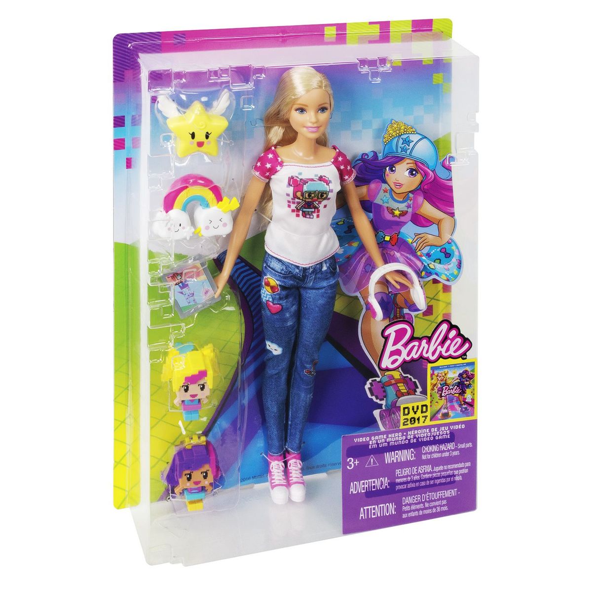 BARBIE - Muñeca Experta en Videojuegos Barbie en un Mundo de Videojuegos