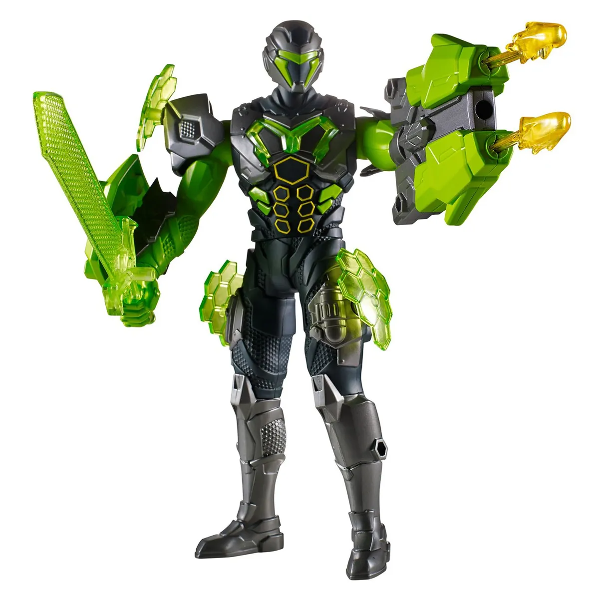 MAX STEEL - Figura de Acción Turbo Armadura