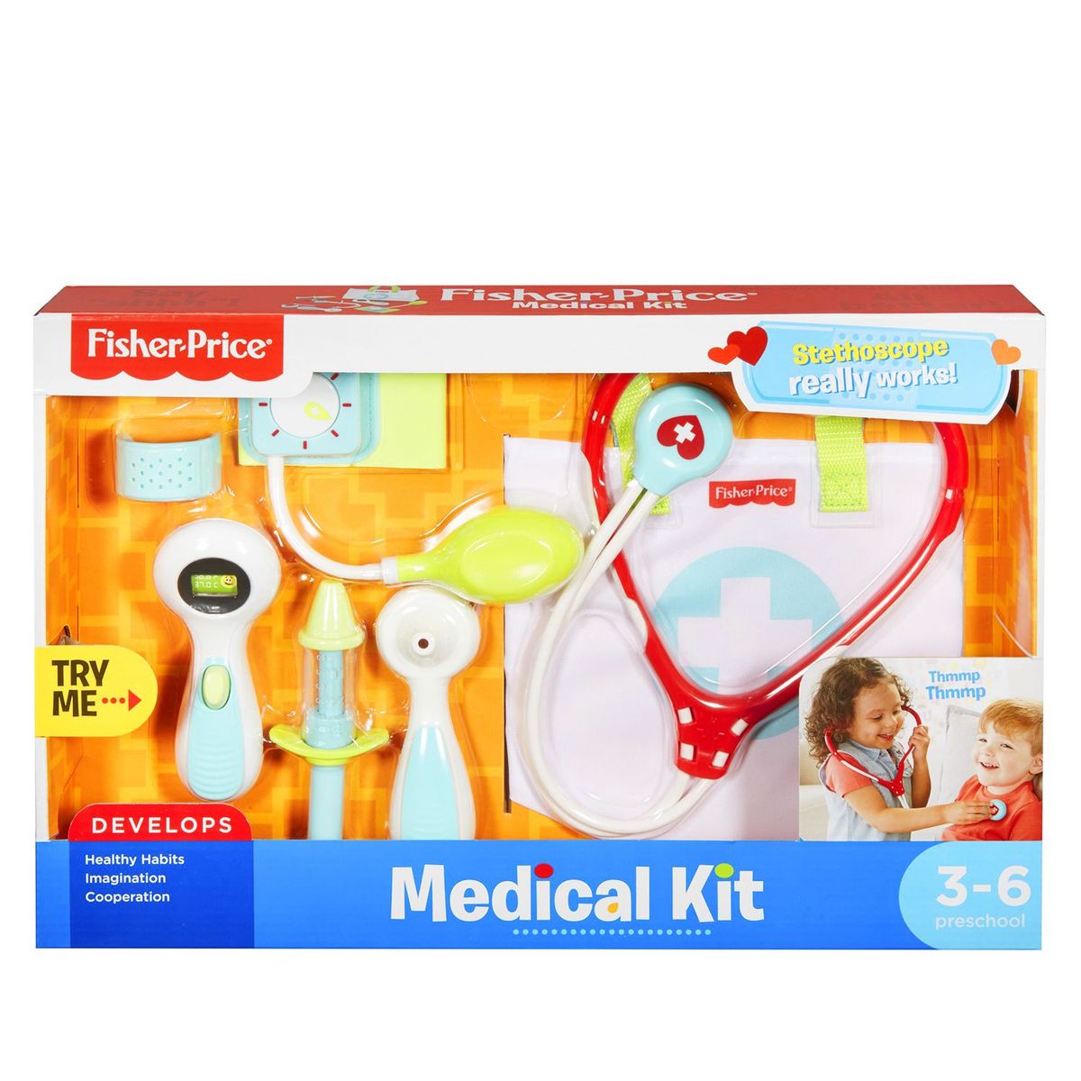 FISHER PRICE - Estuche Médico Pequeño Doctor