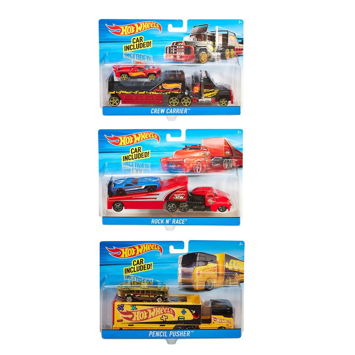 HOT WHEELS - Auto Super Rigs Rumble con vehículo Hot Wheels