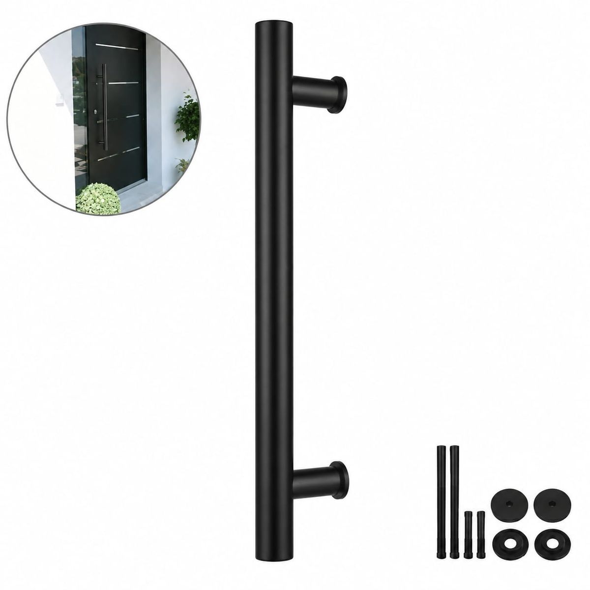 Manillón Jalador Para Puerta 60cm Acero 304 Negro Mate, marca STIHL - Foto Principal