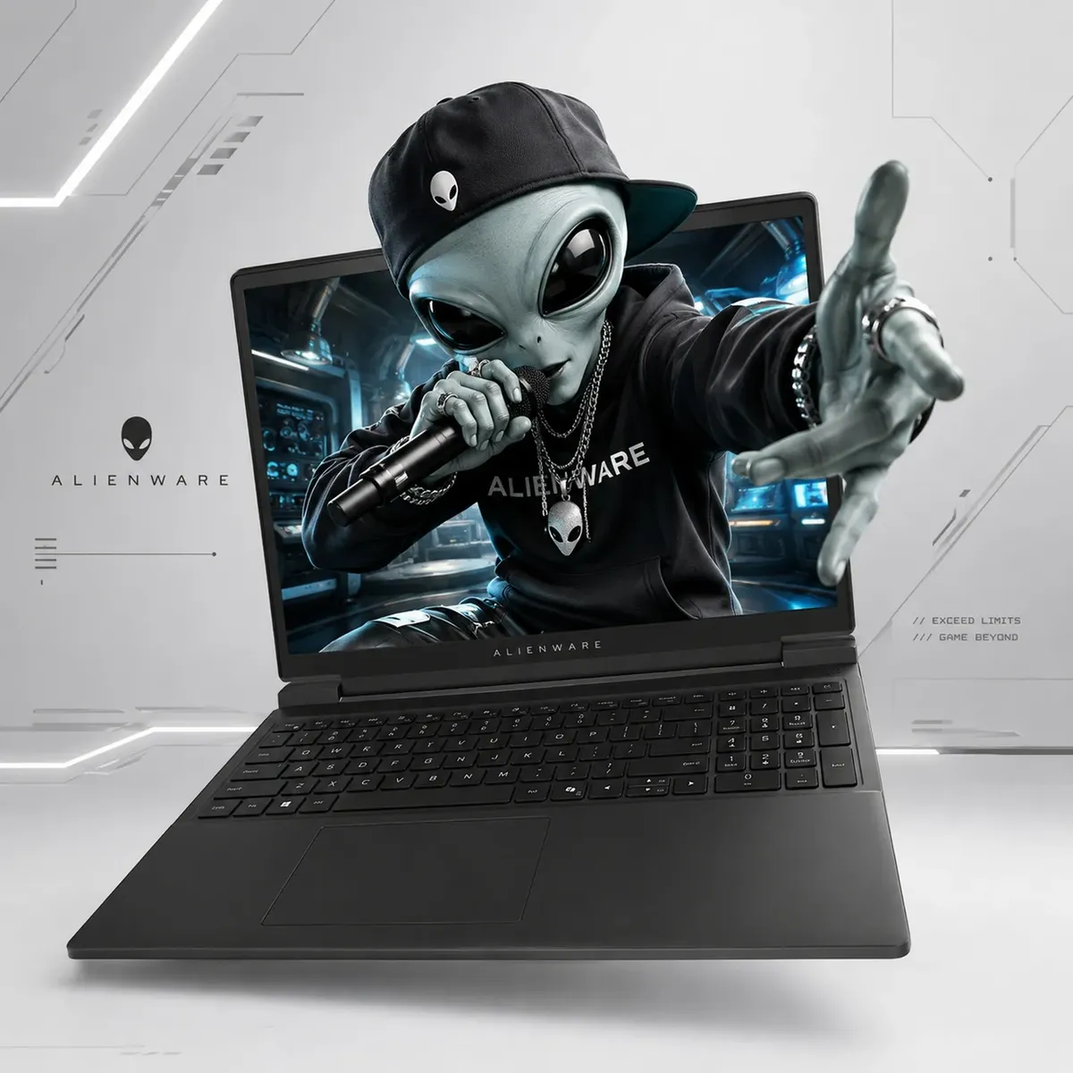 Dell - Laptop Alienware 15 Ryzen 5 220 16GB DDR5 512GB SSD RTX 4050 6GB 15.3 WUXGA 165Hz Win 11 DA15265