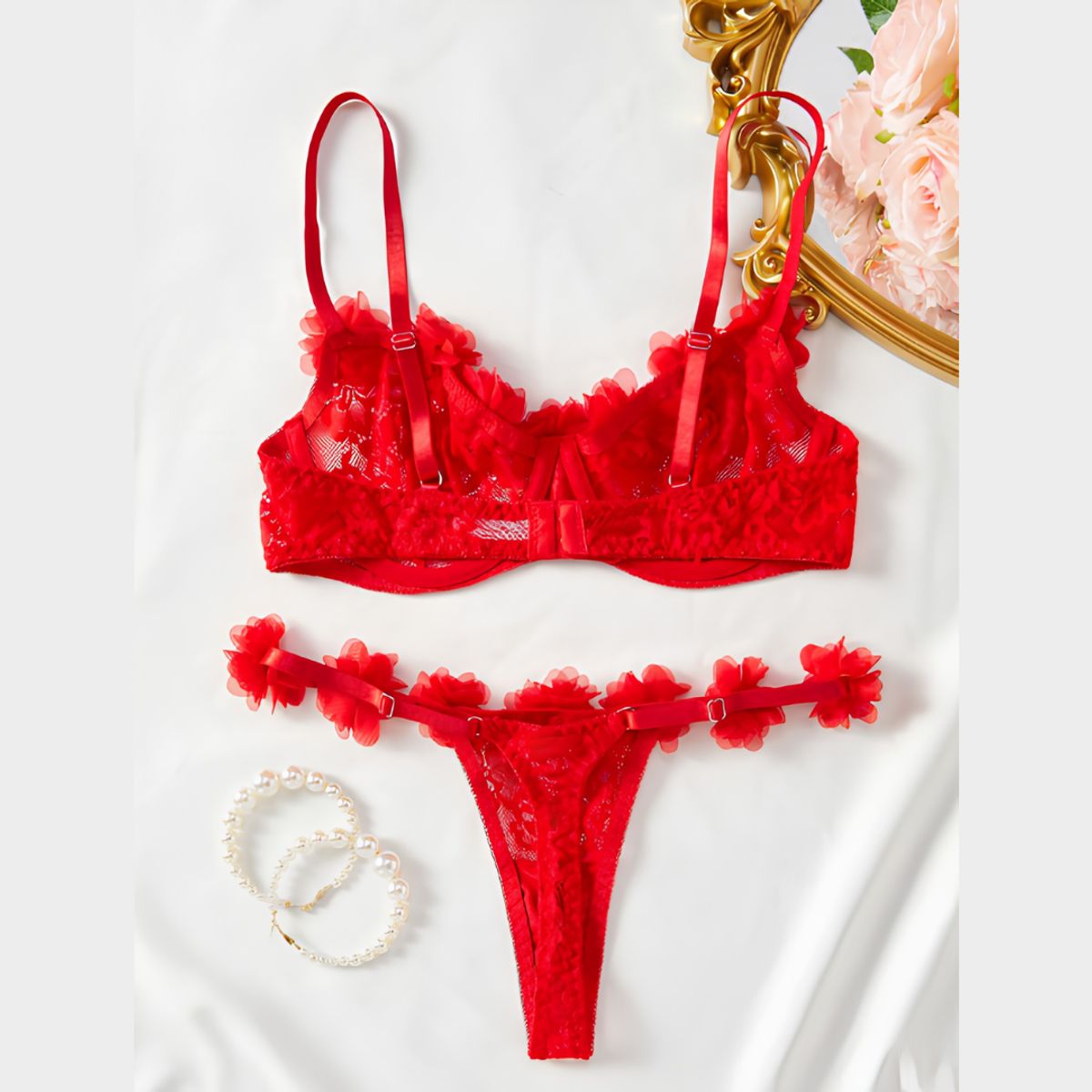 GENERICO - Set de Lenceria para mujer - Ropa interior GRECIA