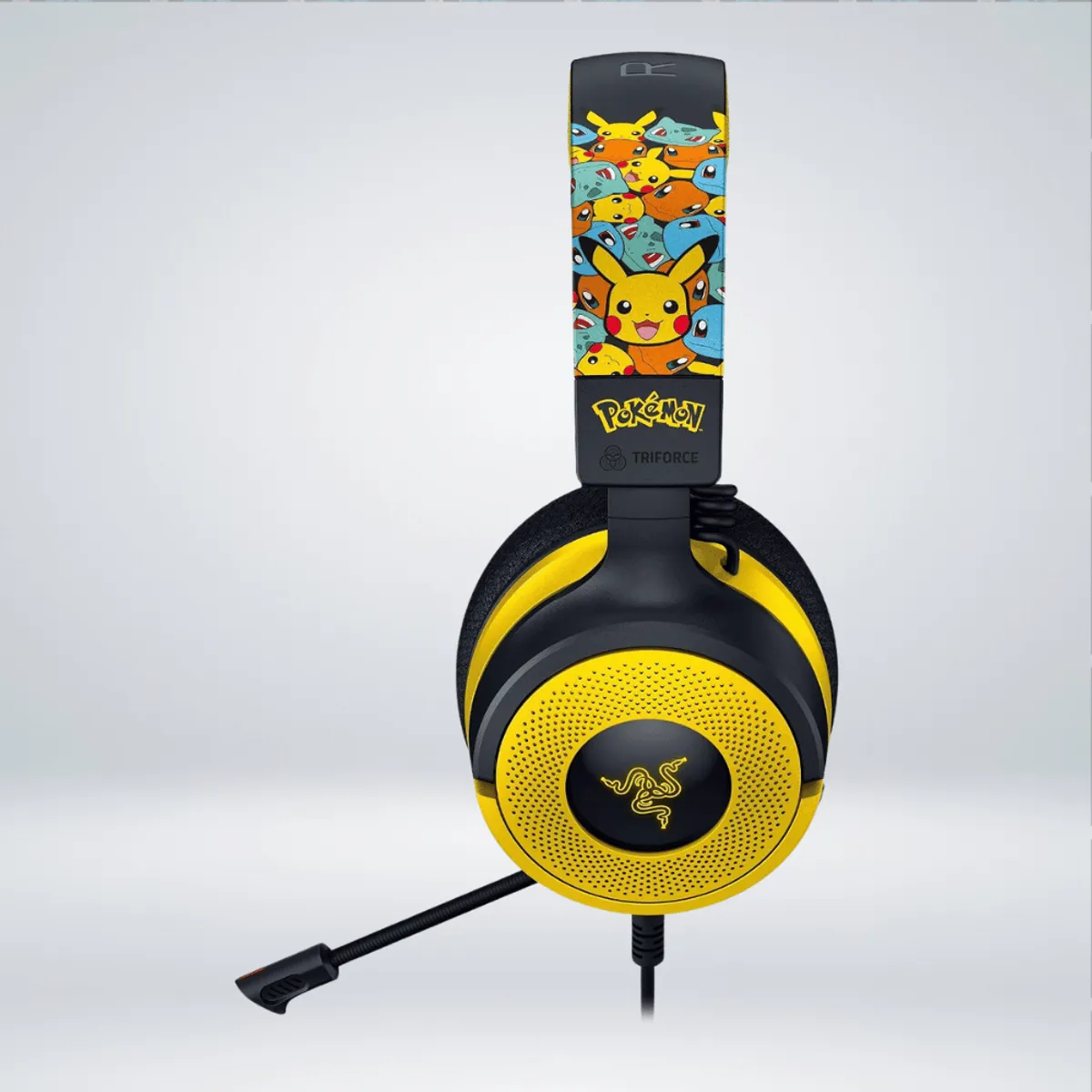 RAZER - AUDIFONO GAMER KRAKEN V4 X POKEMON RGB USB-C SONIDO 7.1 HYPERCLEAR