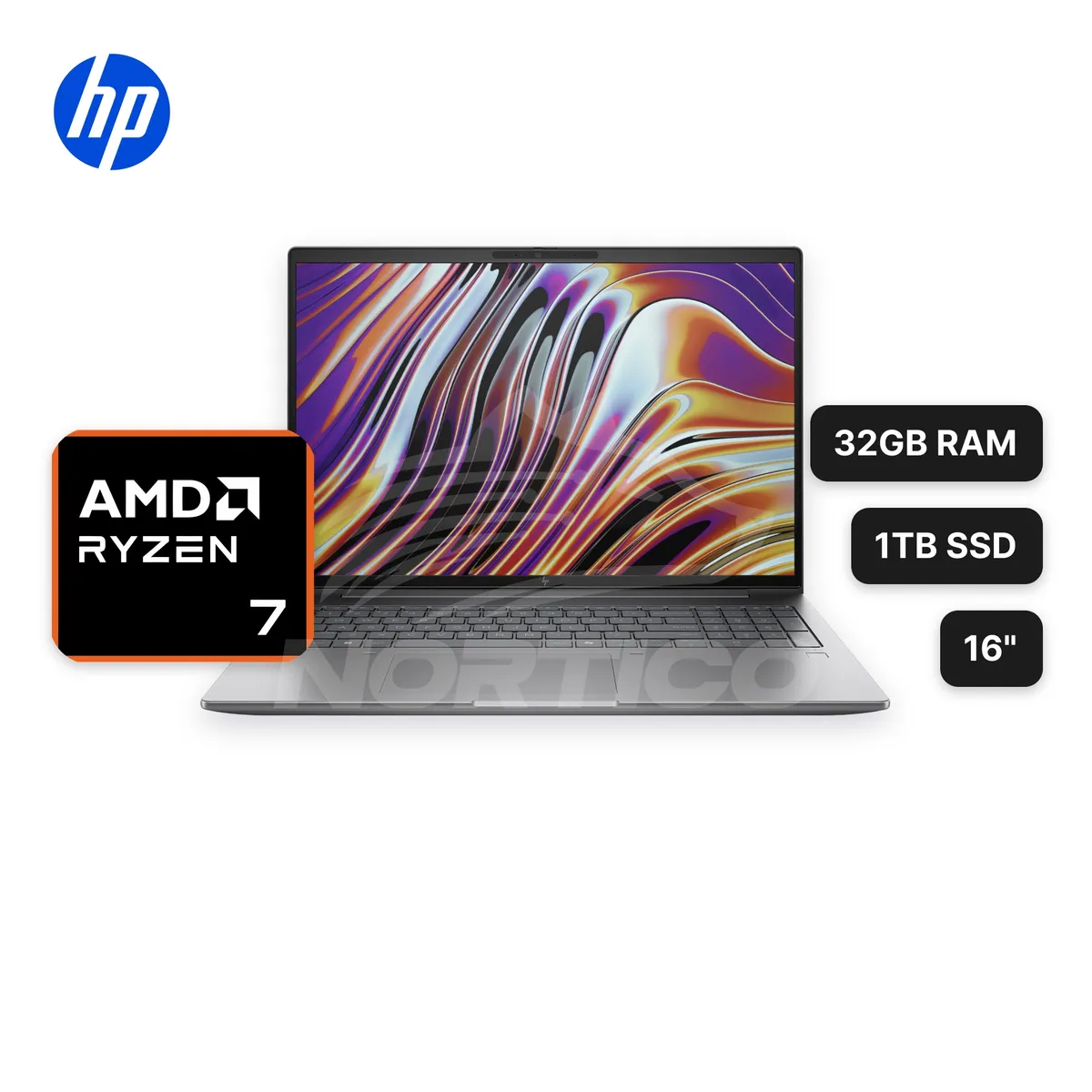 HP - Laptop HP ZBookPower G11 Ryzen 7-8845HS 32GB 1TB SSD RTX A1000 16" (A41TLLT#ABM)