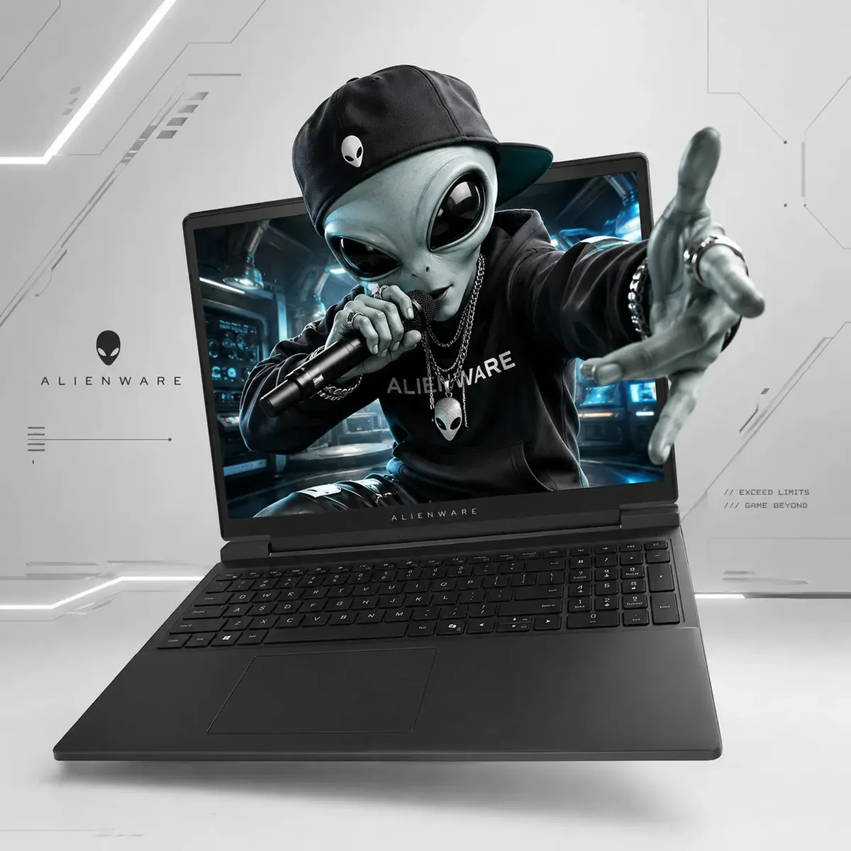 Dell - Laptop Alienware 15 Ryzen 5 220 16GB DDR5 512GB SSD RTX 4050 6GB 15.3 WUXGA 165Hz Win 11 DA15265