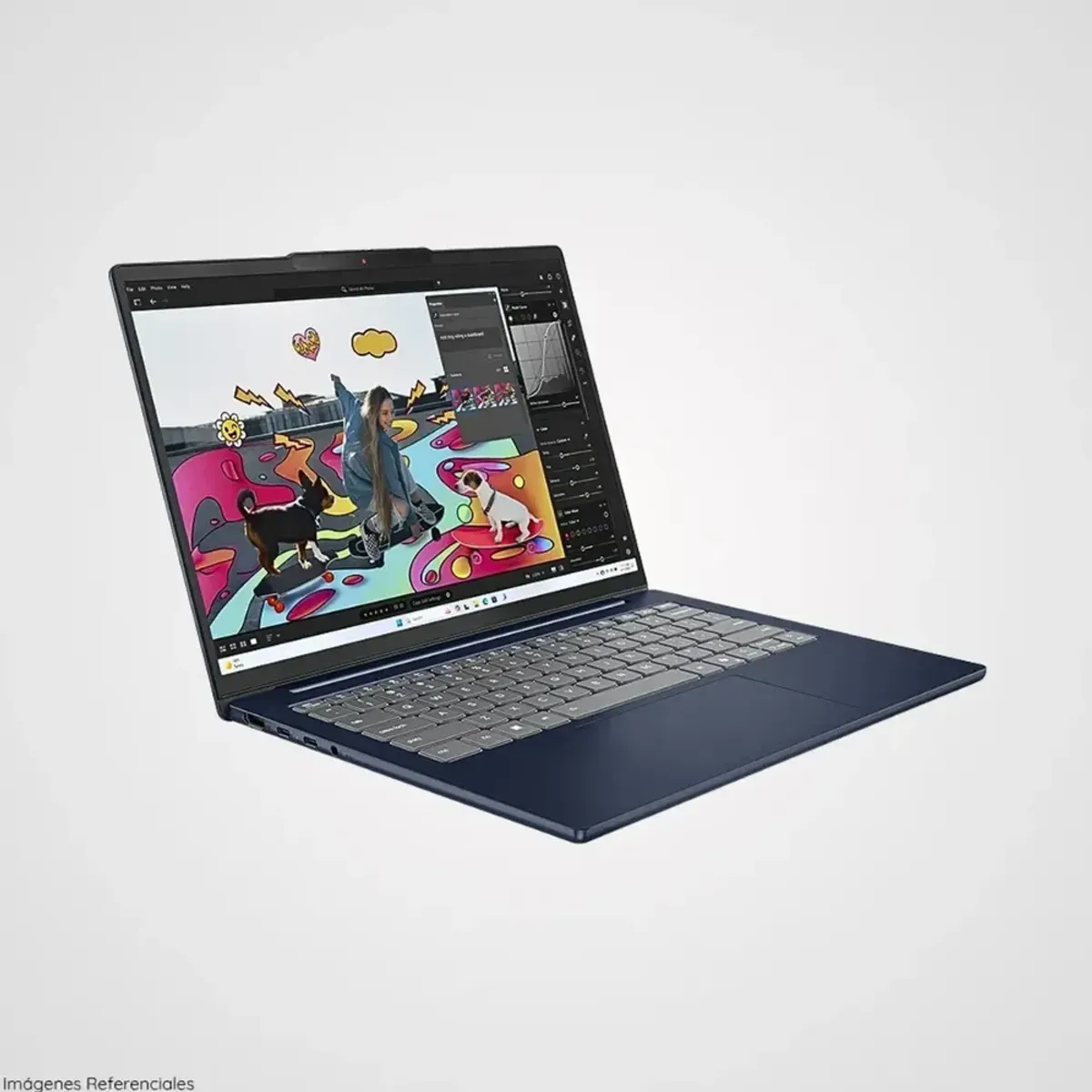 LENOVO - Laptop Lenovo IdeaPad Slim 5 14IMH10 Intel Core Ultra 9 185H 16GB RAM 512GB SSD 14" OLED WUXGA 83V60