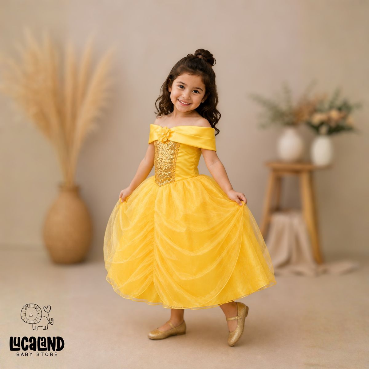 LUCALAND - Disfraz Bella y la Bestia