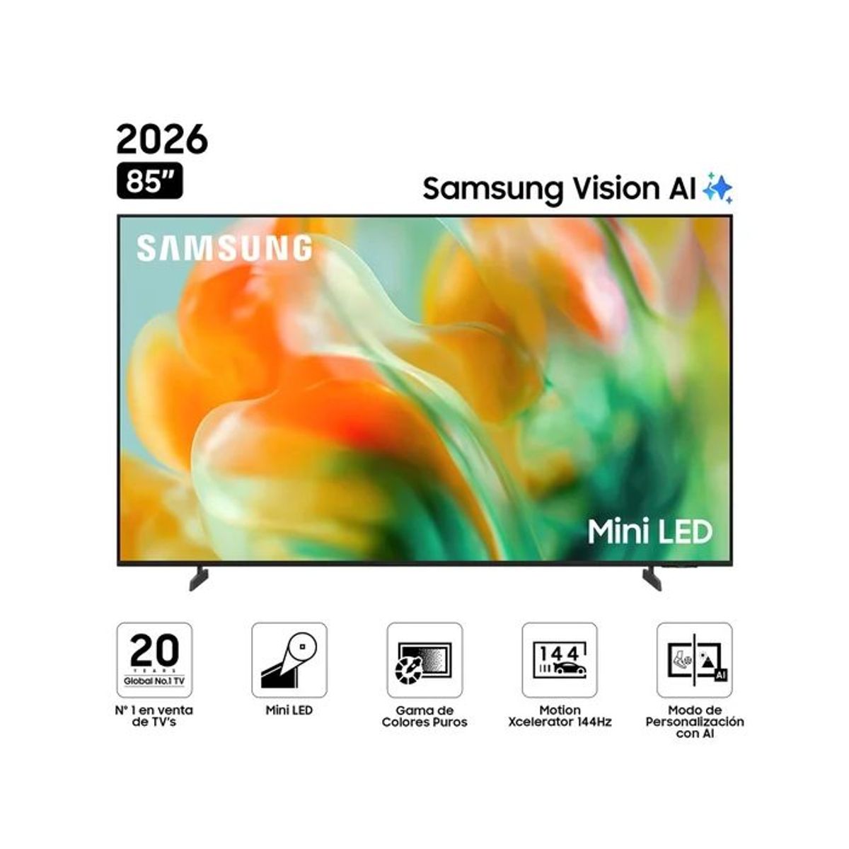 SAMSUNG - Televisor Samsung 85" Mini Led Smart UHD 4K Vision Ai M80H 2026