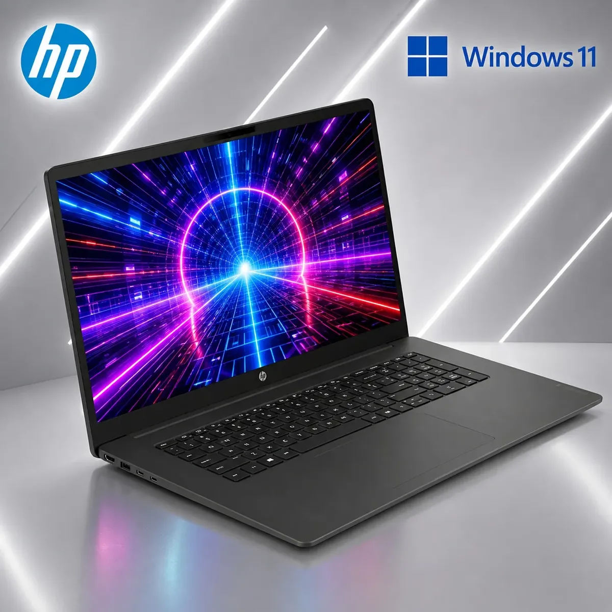 HP - Laptop HP OmniBook 3 17-DG0107DX CoreUltra7-255U 16GB 512GB SSD 17" (D7NF3UA#ABA)