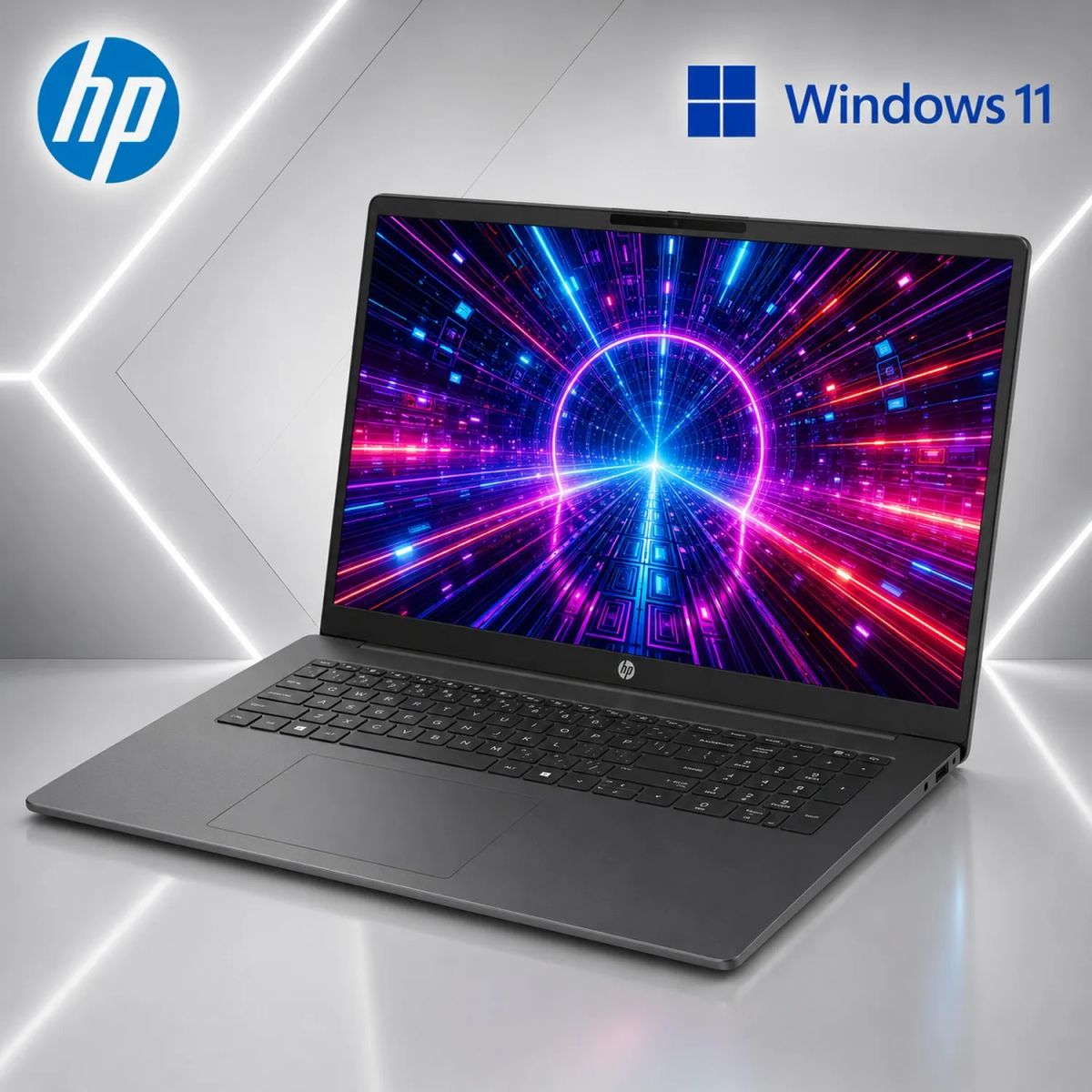 HP - Laptop HP OmniBook 3 17-DG0107DX CoreUltra7-255U 16GB 512GB SSD 17" (D7NF3UA#ABA)