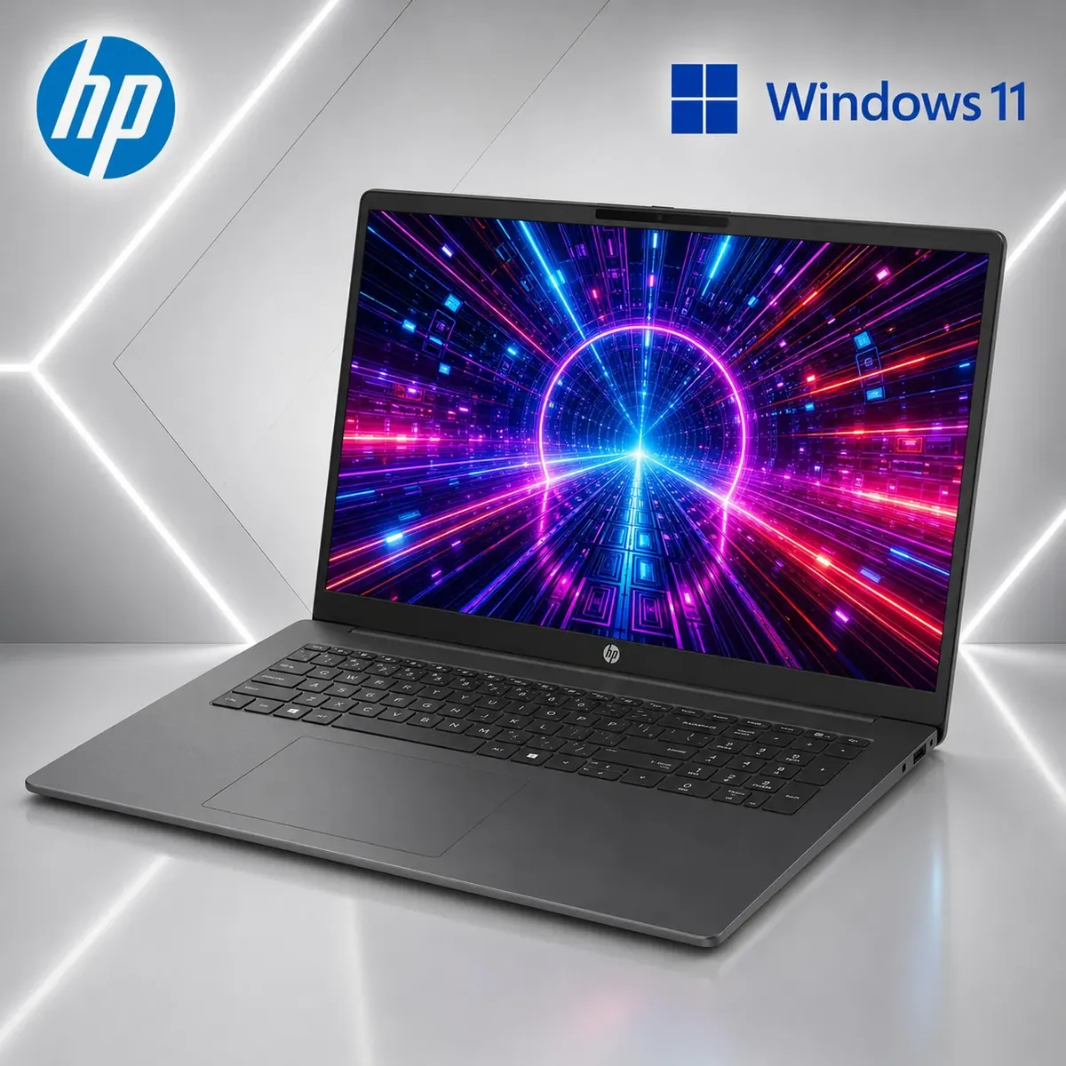 HP - Laptop HP OmniBook 3 17-DG0107DX CoreUltra7-255U 16GB 512GB SSD 17" (D7NF3UA#ABA)