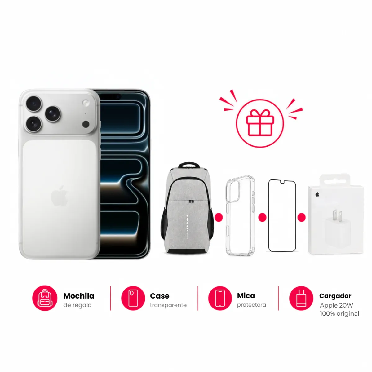 APPLE - Iphone 17 pro max 512gb chip fisico + regalos
