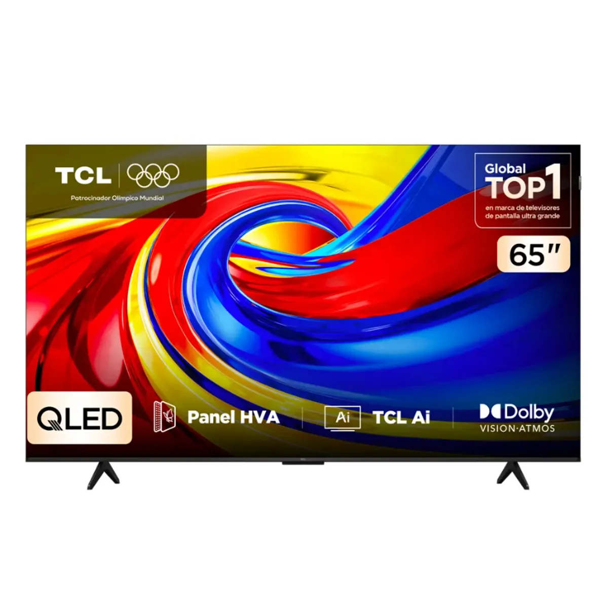 TCL - Televisor TCL 65P7L 65" Premium QLED 4K UHD Google TV