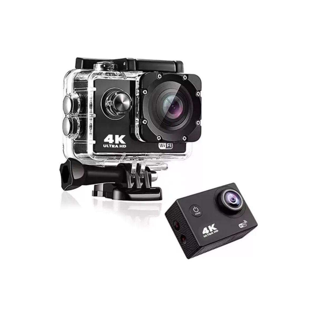 Cámara Deportiva de acción 4k 16 Mp Wifi Acuático Deportes Videos, marca SEISA - Foto Principal