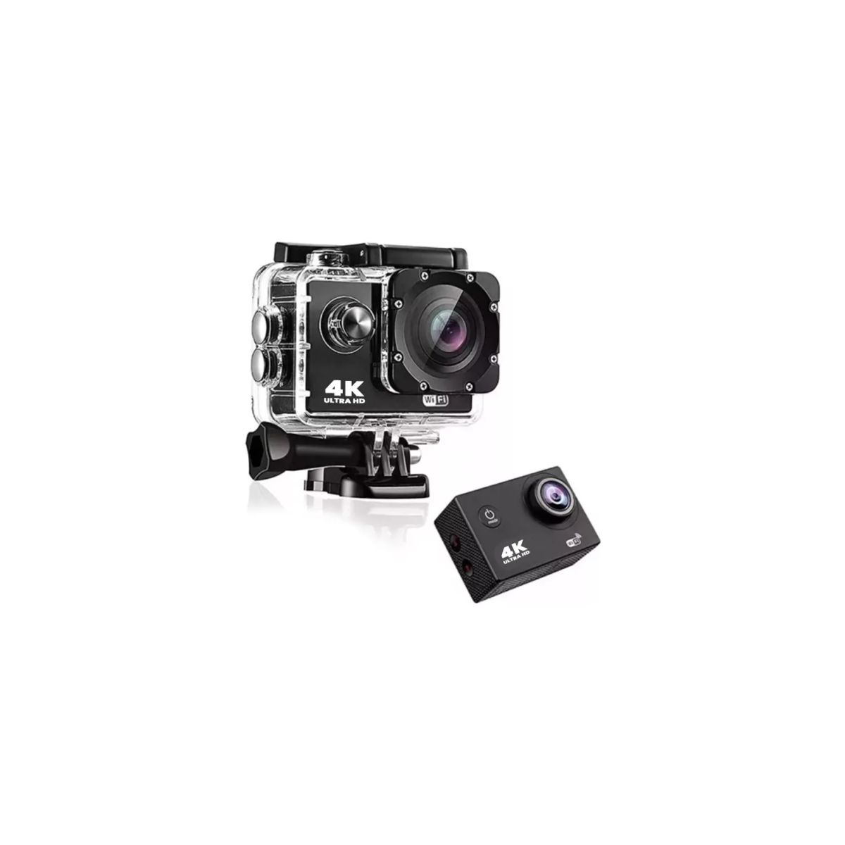 Cámara Deportiva de acción 4k 16 Mp Wifi Acuático Deportes Videos, marca SEISA - Foto Principal