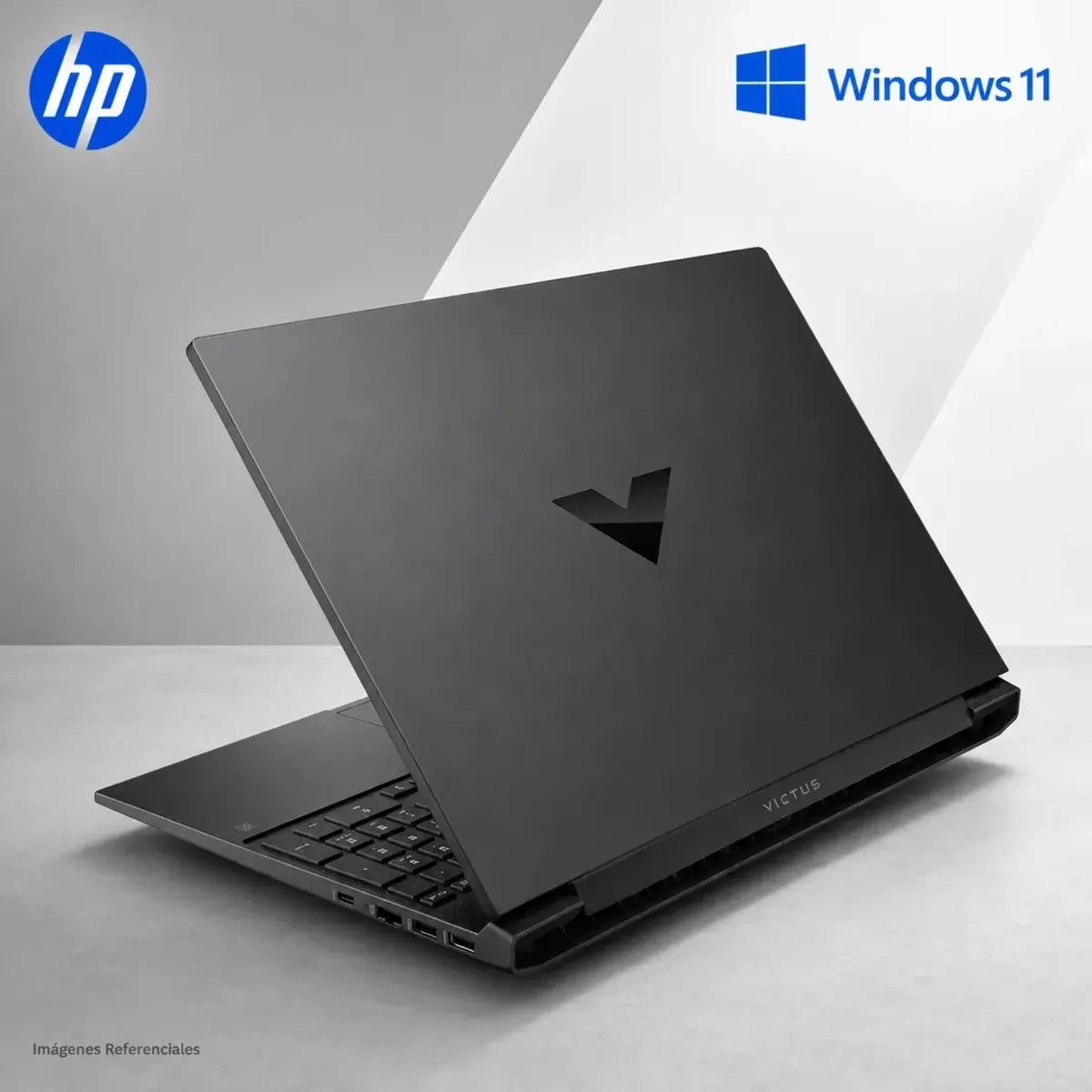 HP - Laptop Gaming HP Victus 15-FB3093DX - AMD RYZEN 7 7445HS 16GB 512GB RTX 4050 6GB 15.6″ FHD 144Hz W11