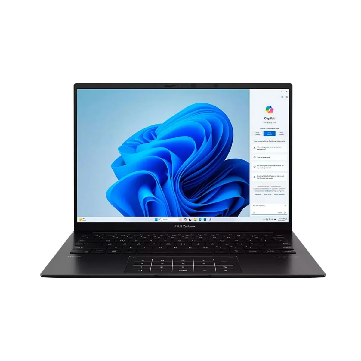 ASUS - ASUS ZENBOOK UM3406GA Ryzen™ AI 7 445 1TB SSD 16GB 14" OLED TOUCHSCREEN WIN11 JADE BLACK