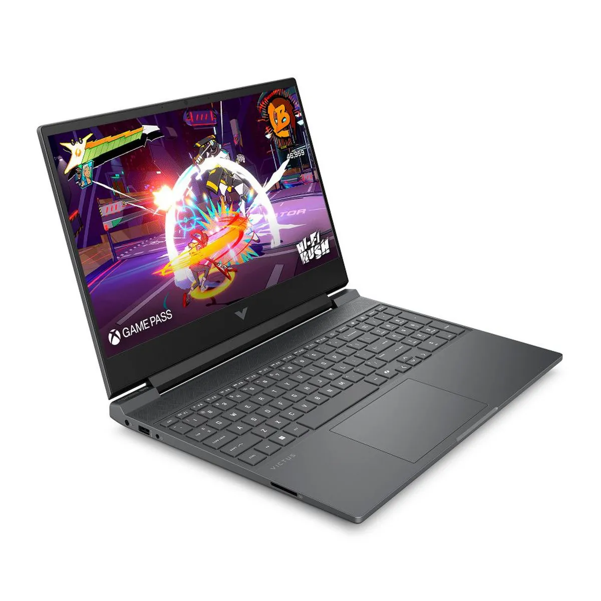 HP - Laptop gamer HP Victus 15-fa2032la, 15.6", Core i5-13420H, SSD 512GB, 16GB RAM, RTX 4050, FreeDos - 