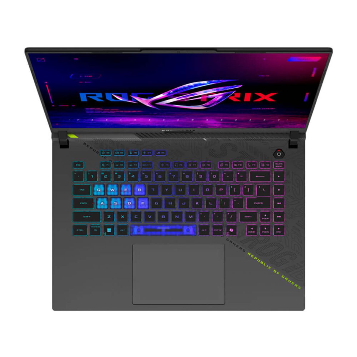 ASUS - Laptop gamer Asus ROG Strix G16 Ryzen 9-9955HX Nvidia 8gb RTX5050, 16gb ram 1tb 16″ wuxga 165Hz