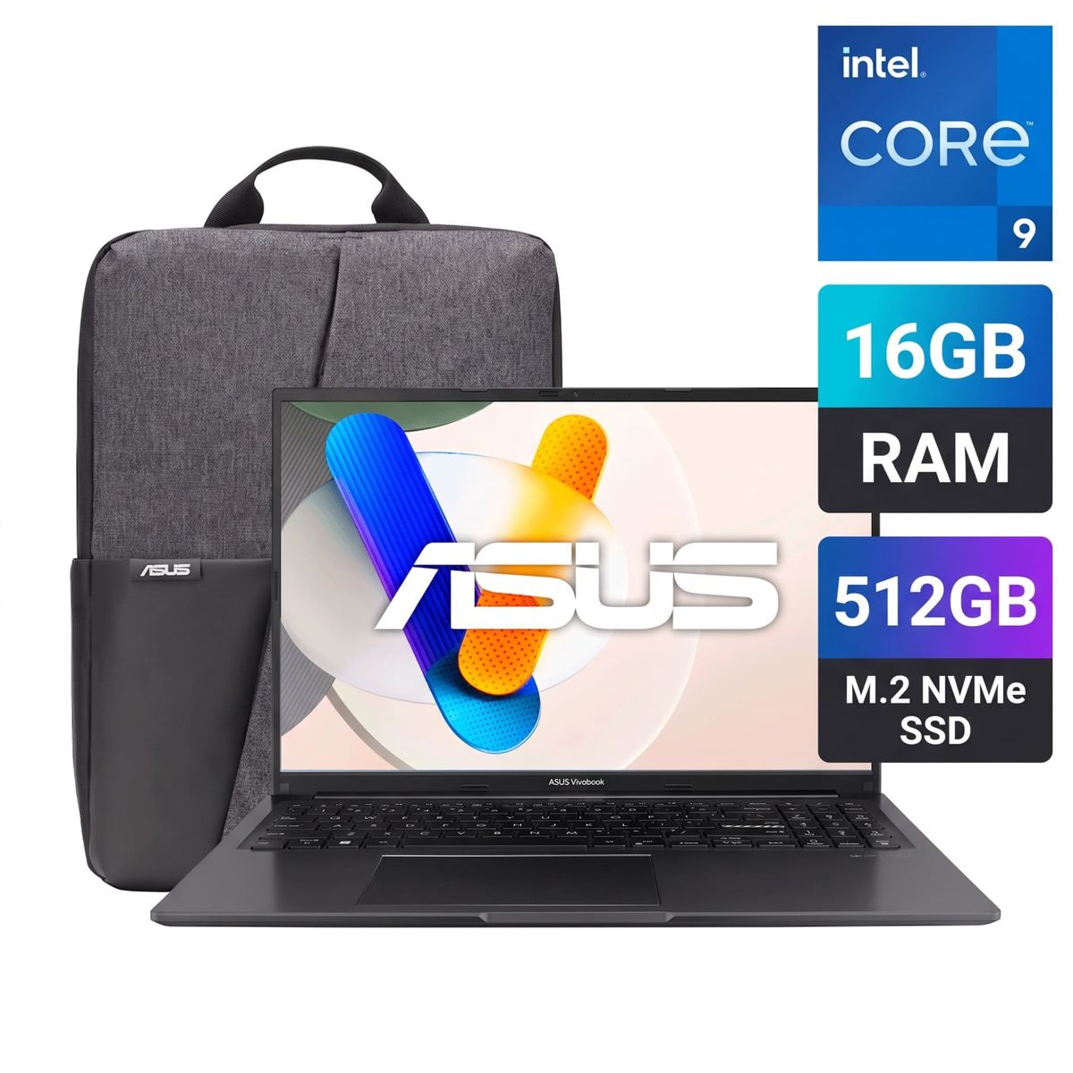 ASUS - Laptop ASUS Vivobook 16 Core9 16GB 512GB SSD Win11 16
