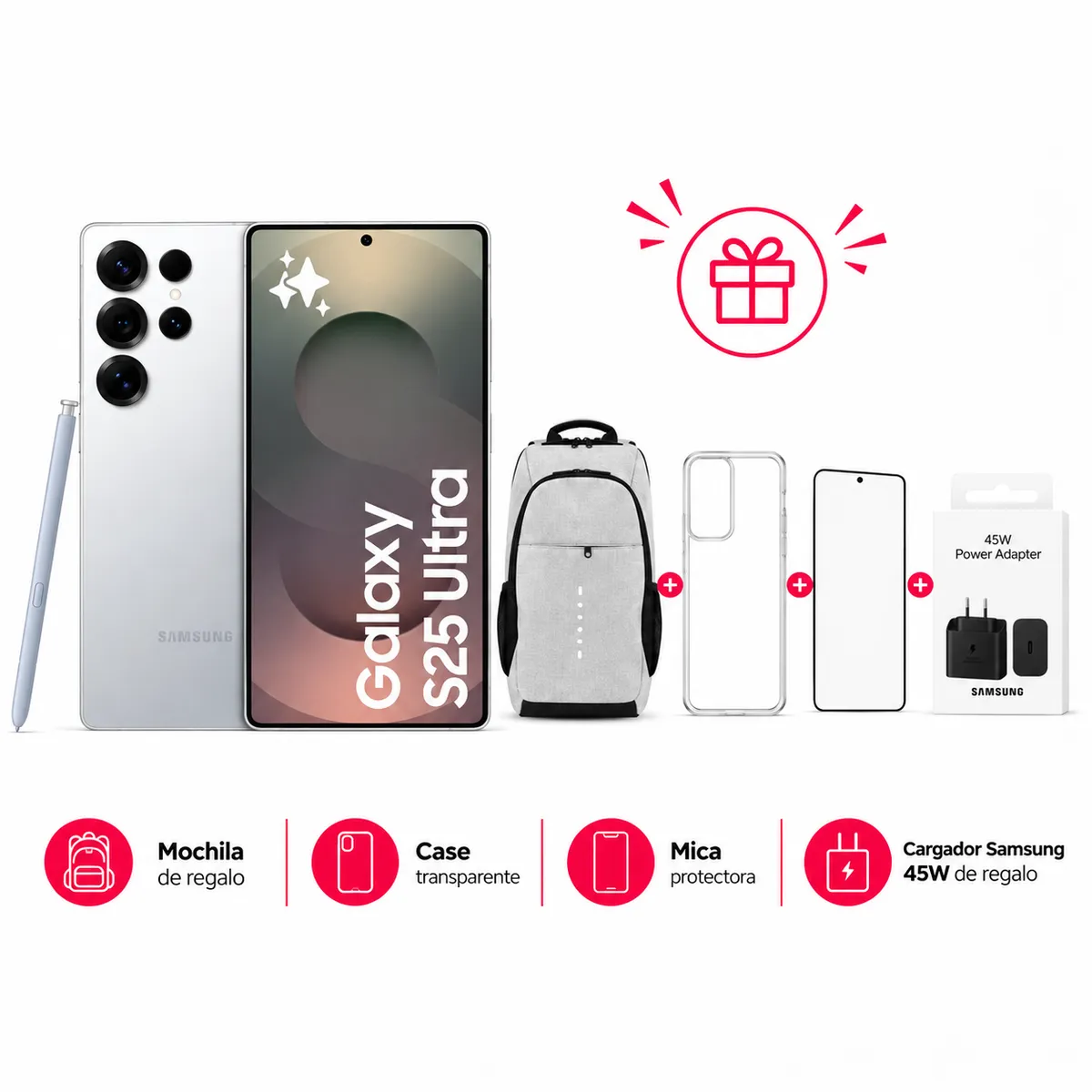 SAMSUNG - SAMSUNG GALAXY S25 ULTRA 256GB 12GB + REGALOS