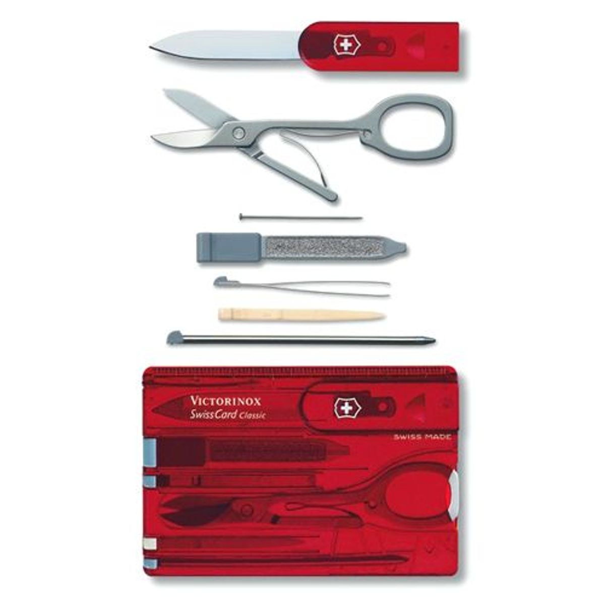 VICTORINOX - Navaja Victorinox Swisscard Classic Rojo