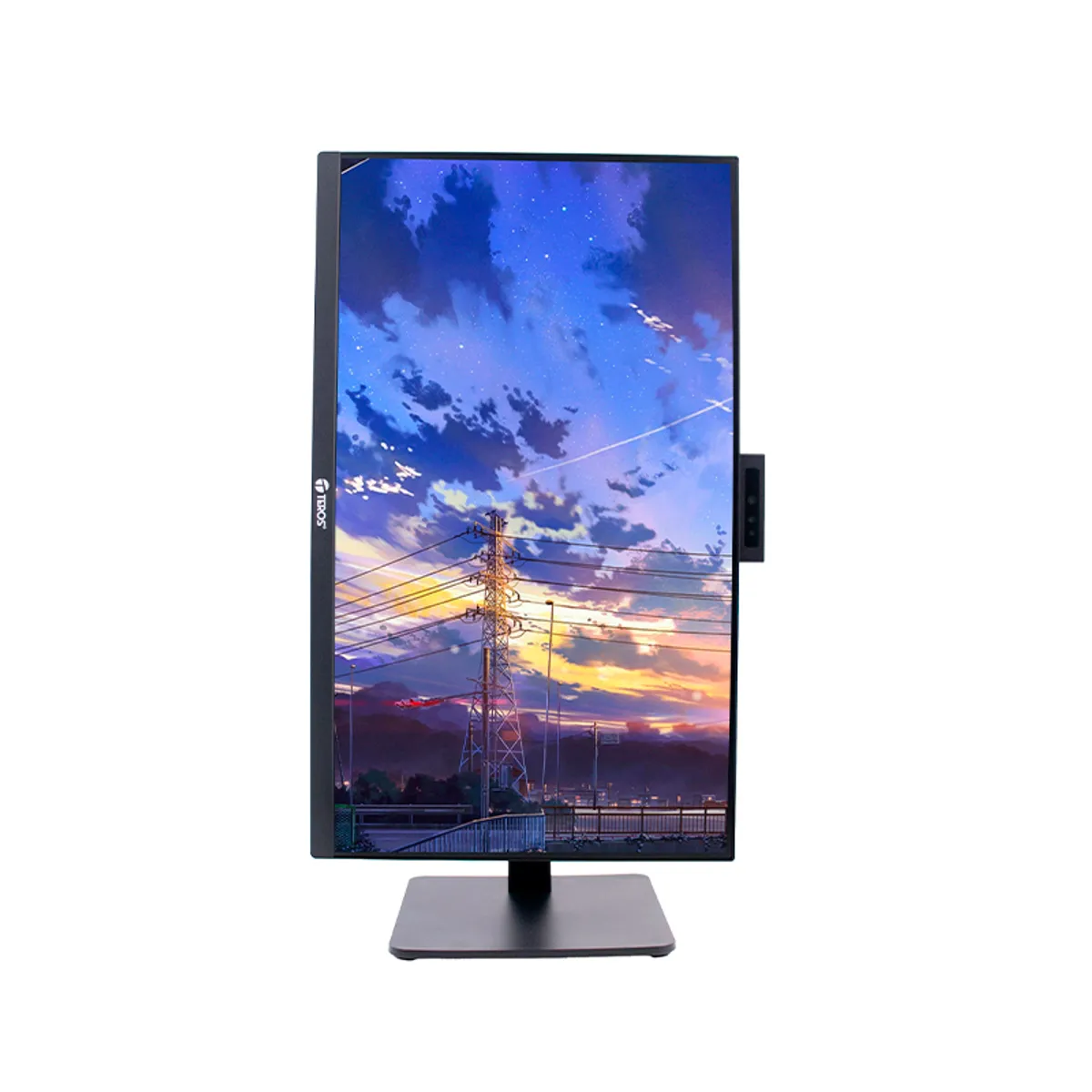 Monitor plano TEROS TE-2416CS, 23.8" QHD IPS, 100Hz, 1ms, HDMI, DP, Cámara, Micrófono, marca Teros - Foto 2