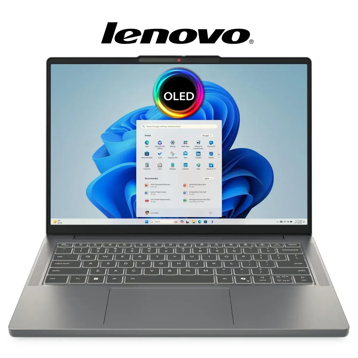LENOVO - Laptop Lenovo Ideapad Slim 3 14IWC11 14” OLED WUXGA, Core 5-320, Ram 16GB, Ssd 512GB, Win 11