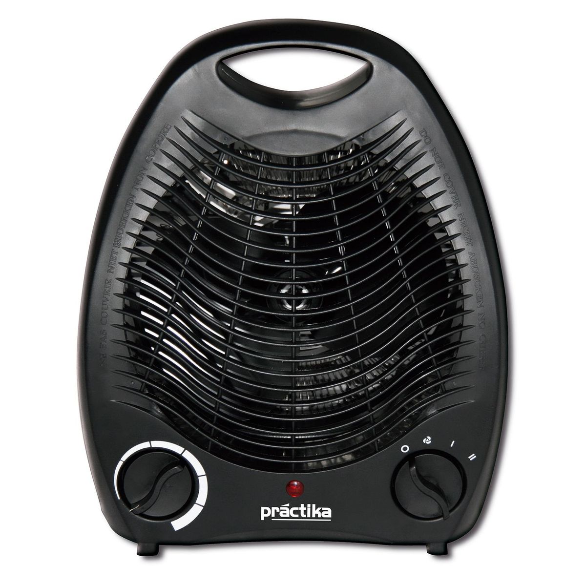 PRACTIKA - Termoventilador 2 Niveles Negro