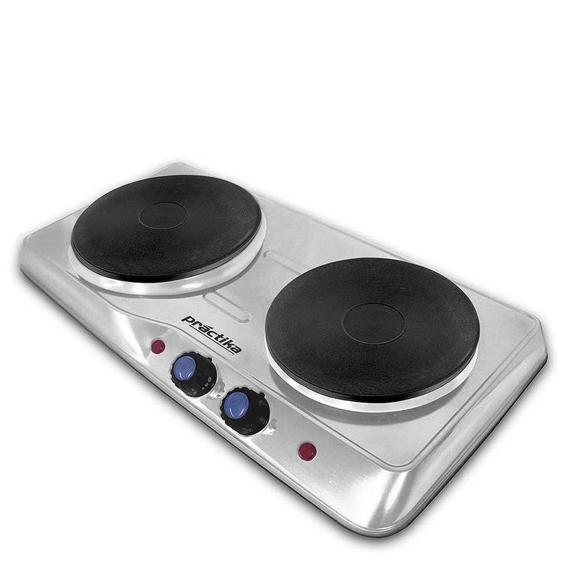 PRACTIKA - Cocina 2 hornillas Gris