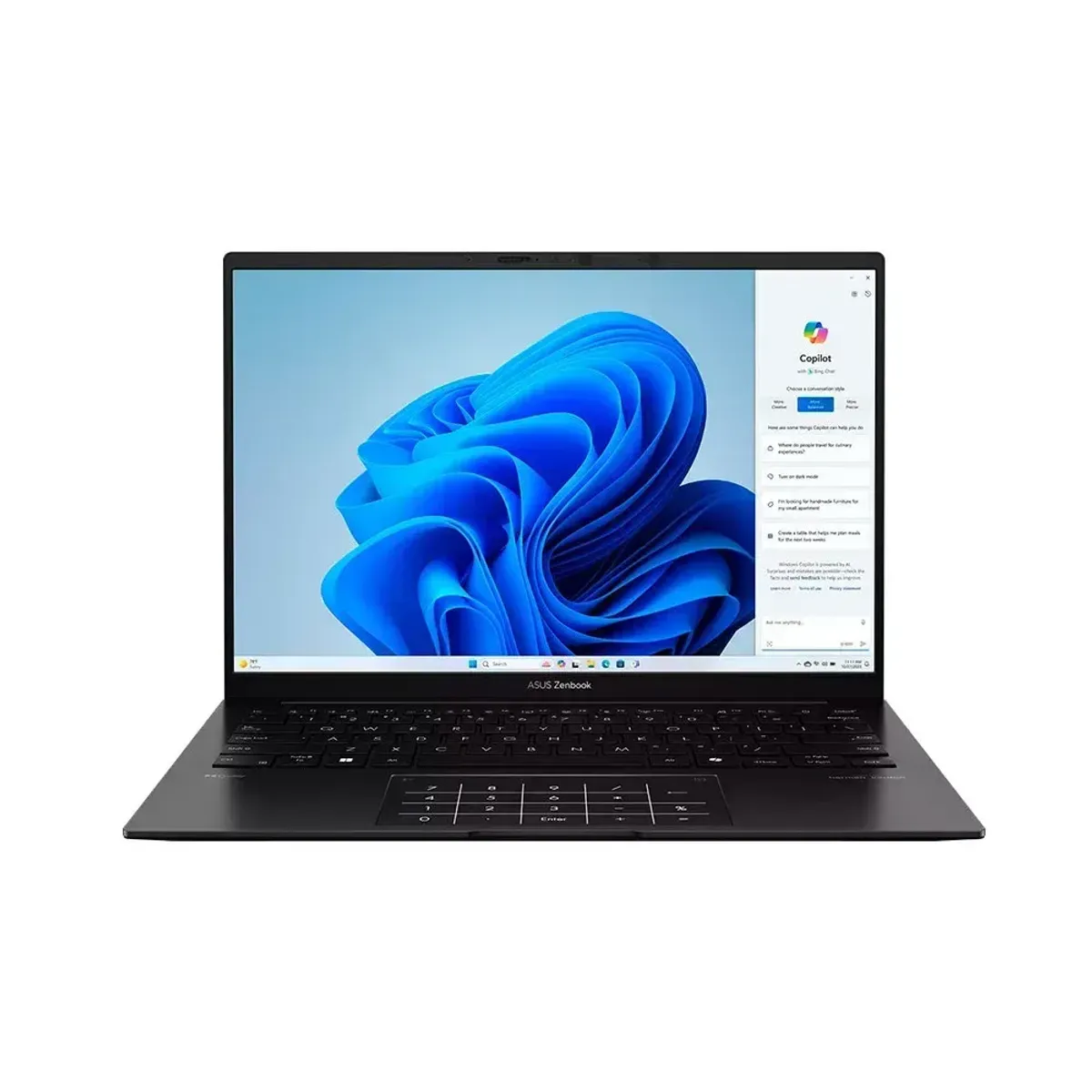 ASUS - ASUS ZENBOOK UM3406GA-WS76T Ryzen™ AI 7 445 1TB SSD 16GB 14" OLED TOUCHSCREEN WIN11 JADE BLACK