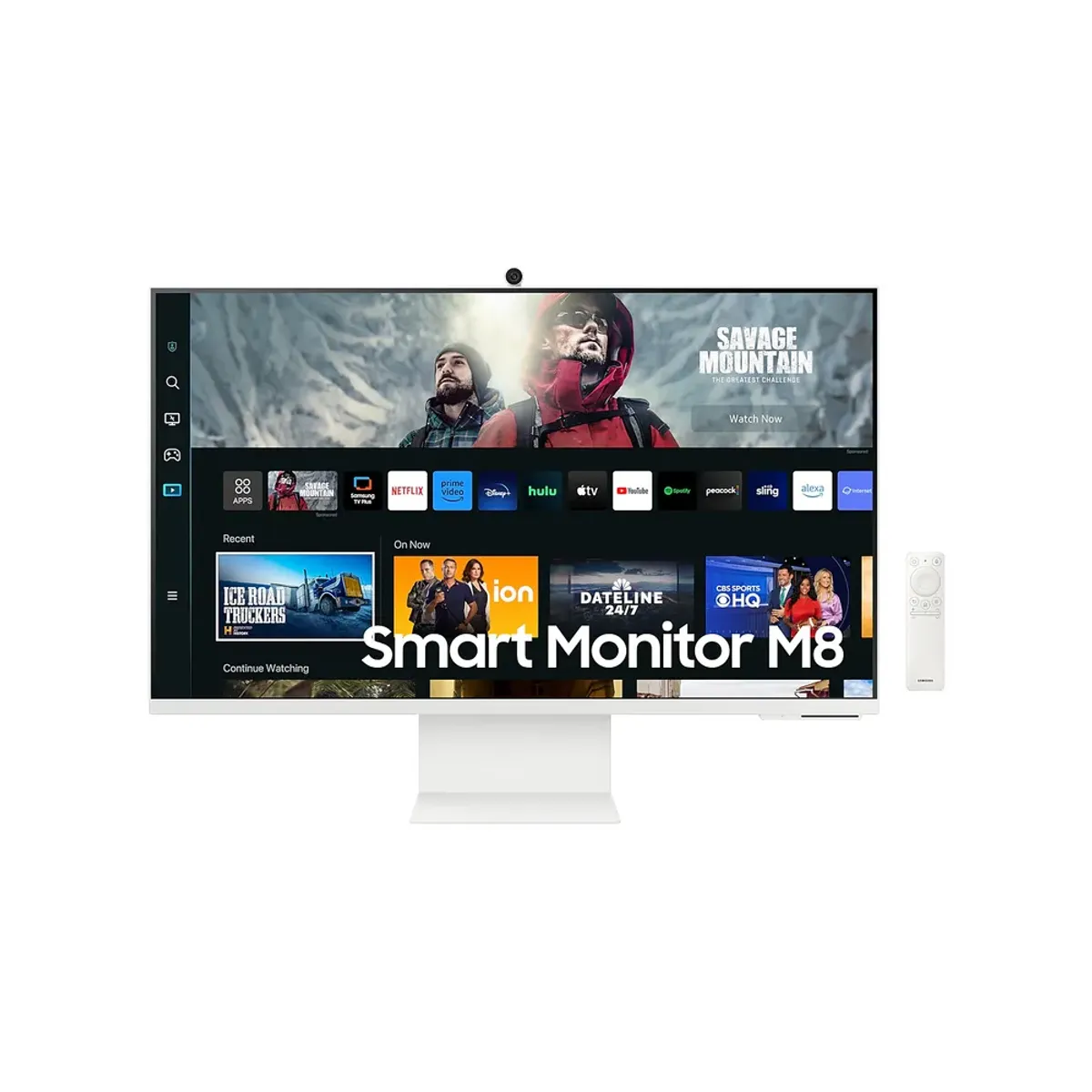 SAMSUNG - Monitor SMART Samsung LS32FM801ULXPE 32 4K WIFI BLUETOOTH WEBCAM USB C PARLANTES
