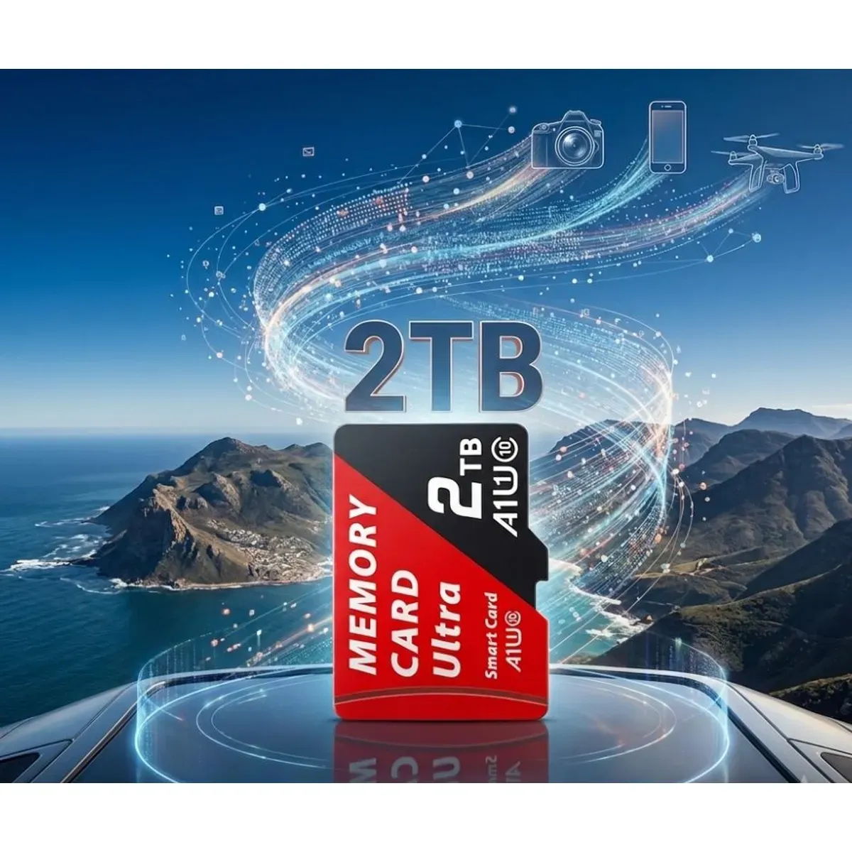GENERICO - Memoria Micro SD 2 TB: Espacio Infinito y Velocidad Extrema para tu Celular