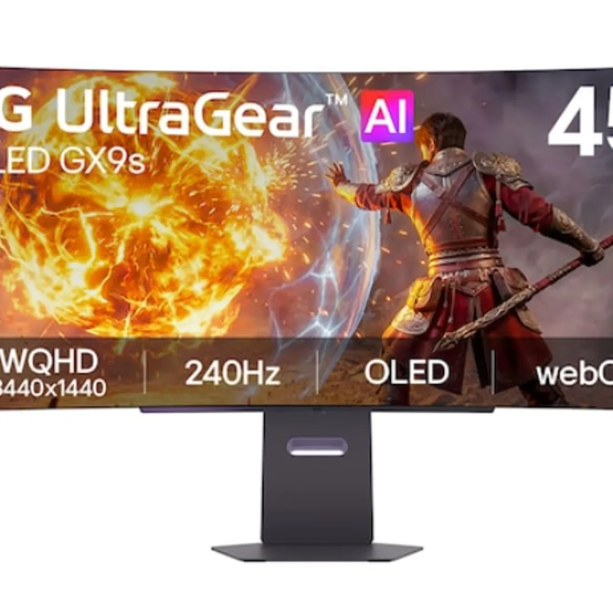 LG - Monitor Gamer OLED UltraGear™ GX9s de 45 pulgadas con tecnología webOS
