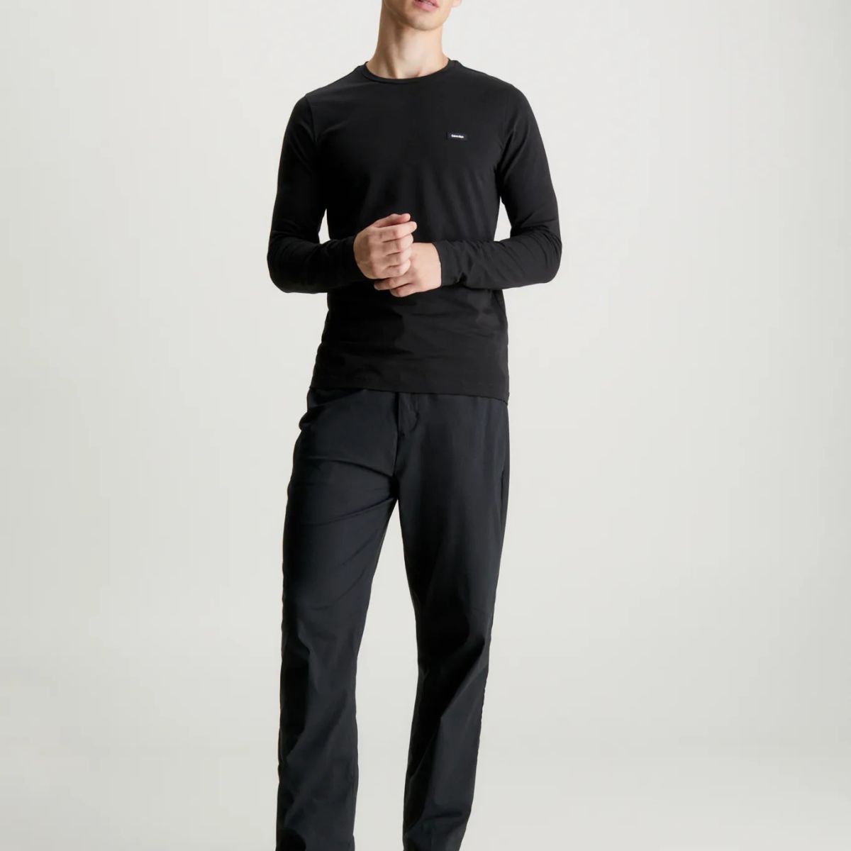 CALVIN KLEIN - CAMISETA STRETCH SLIM FIT LS T-SHIRT CK