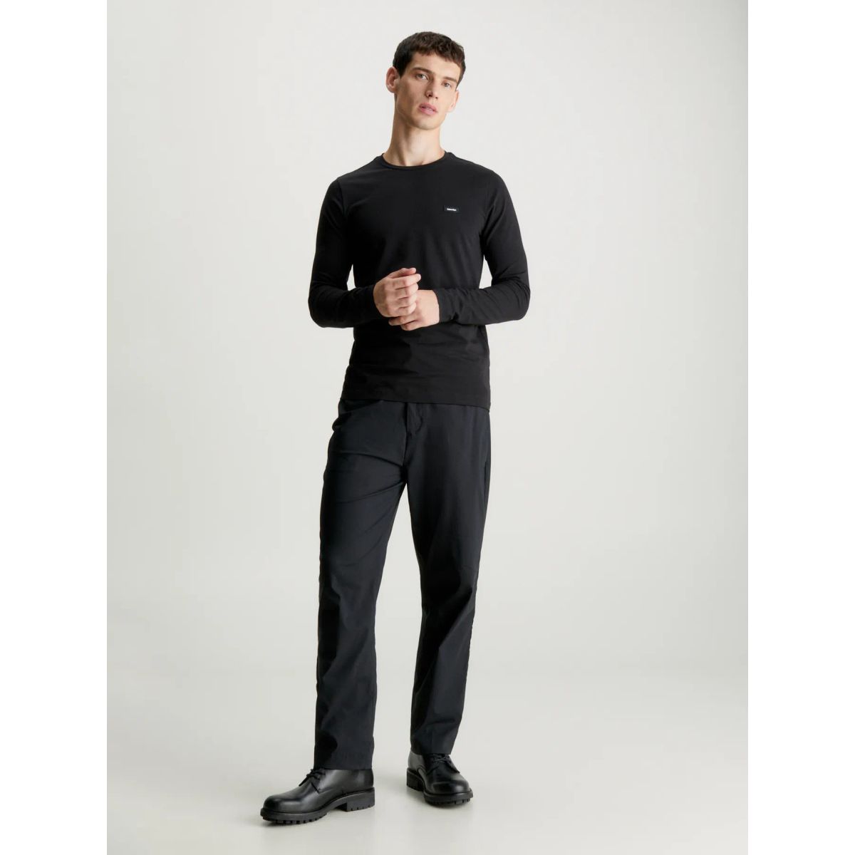 CALVIN KLEIN - CAMISETA STRETCH SLIM FIT LS T-SHIRT CK