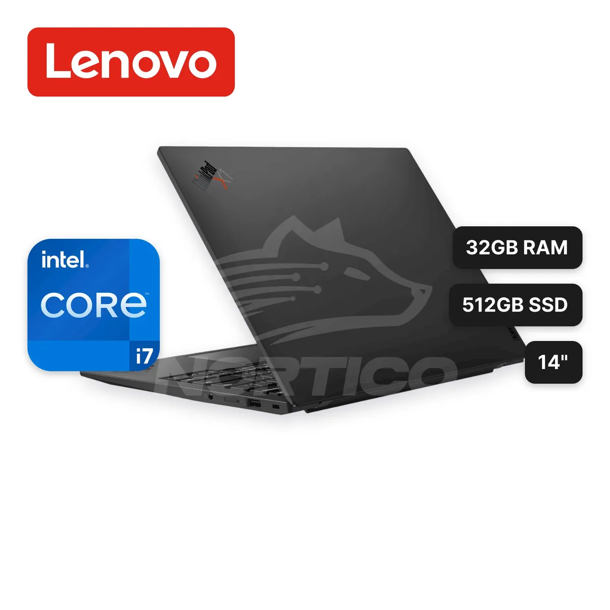 LENOVO - REACONDICIONADO Laptop Lenovo ThinkPad X1 Carbon 11thGen Core I7-1355U 32GB 512GB SSD 14